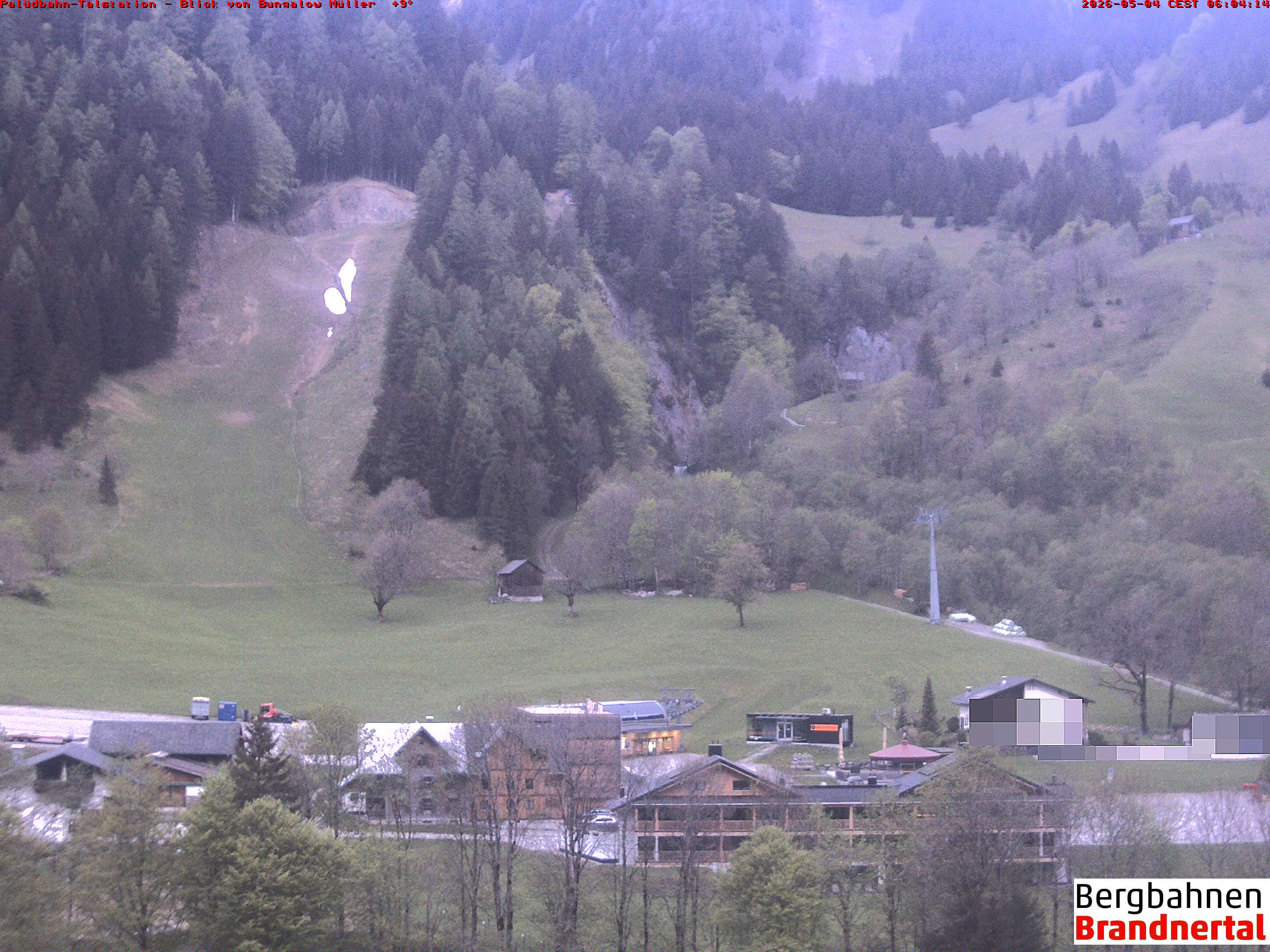 Blick auf Palüdbahn von Bungalow Müller