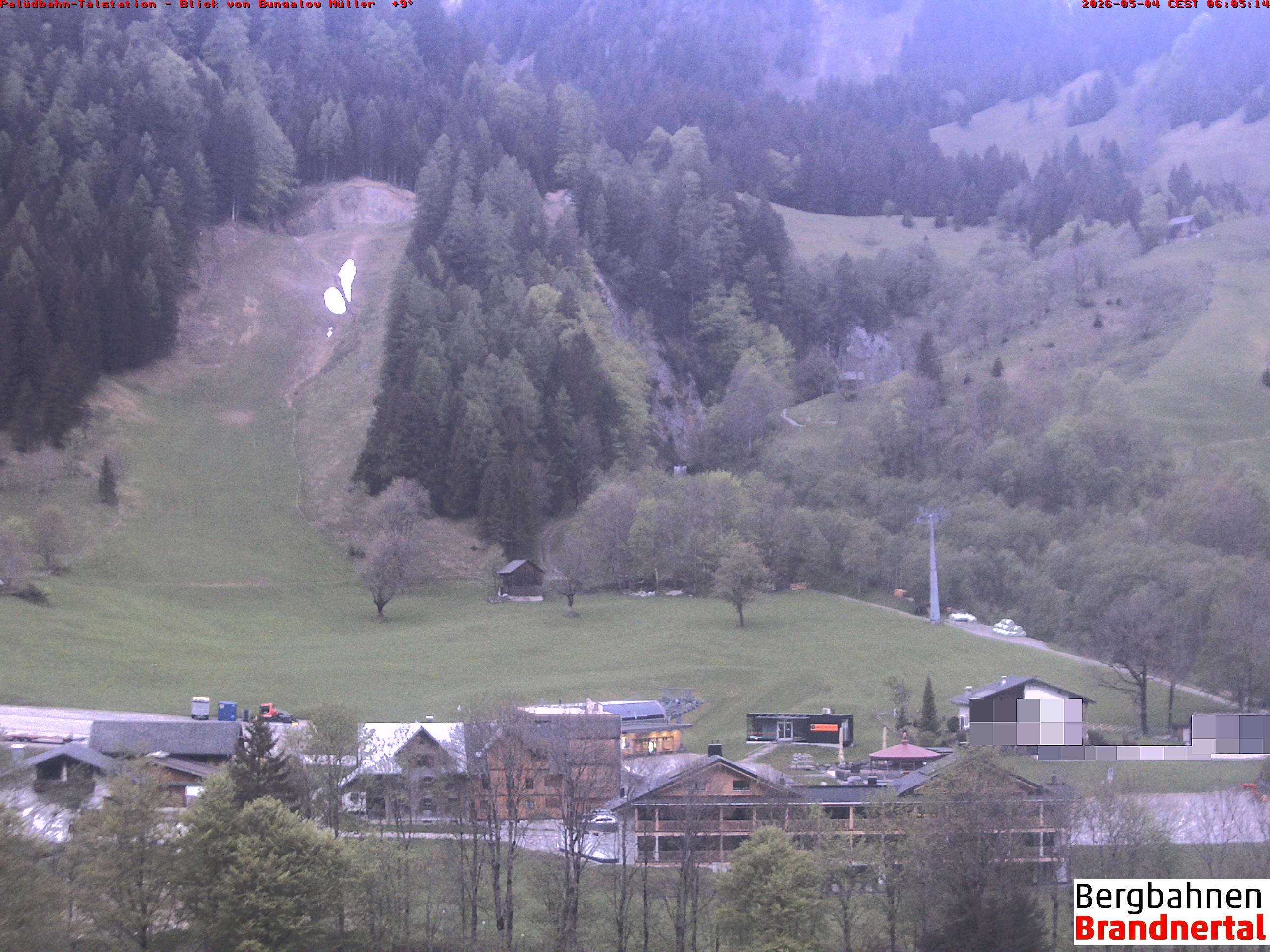 Blick auf Palüdbahn von Bungalow Müller