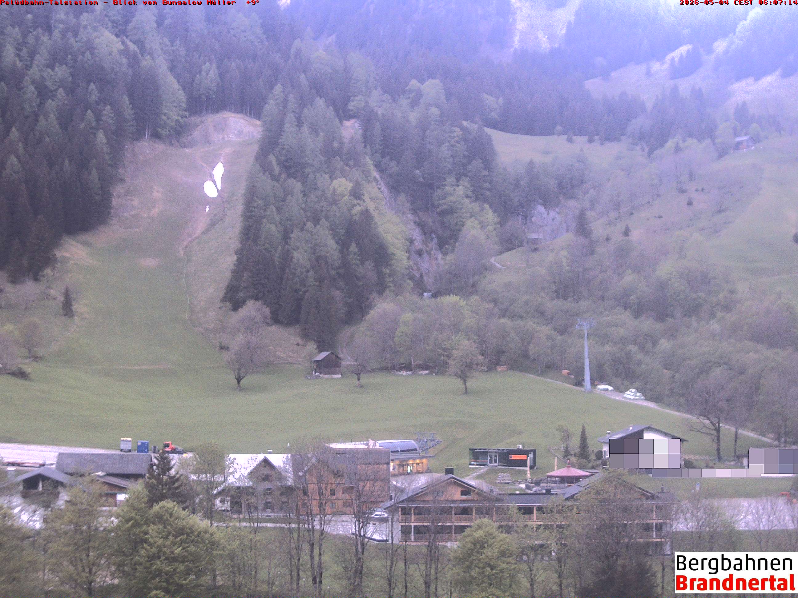Blick auf Palüdbahn von Bungalow Müller