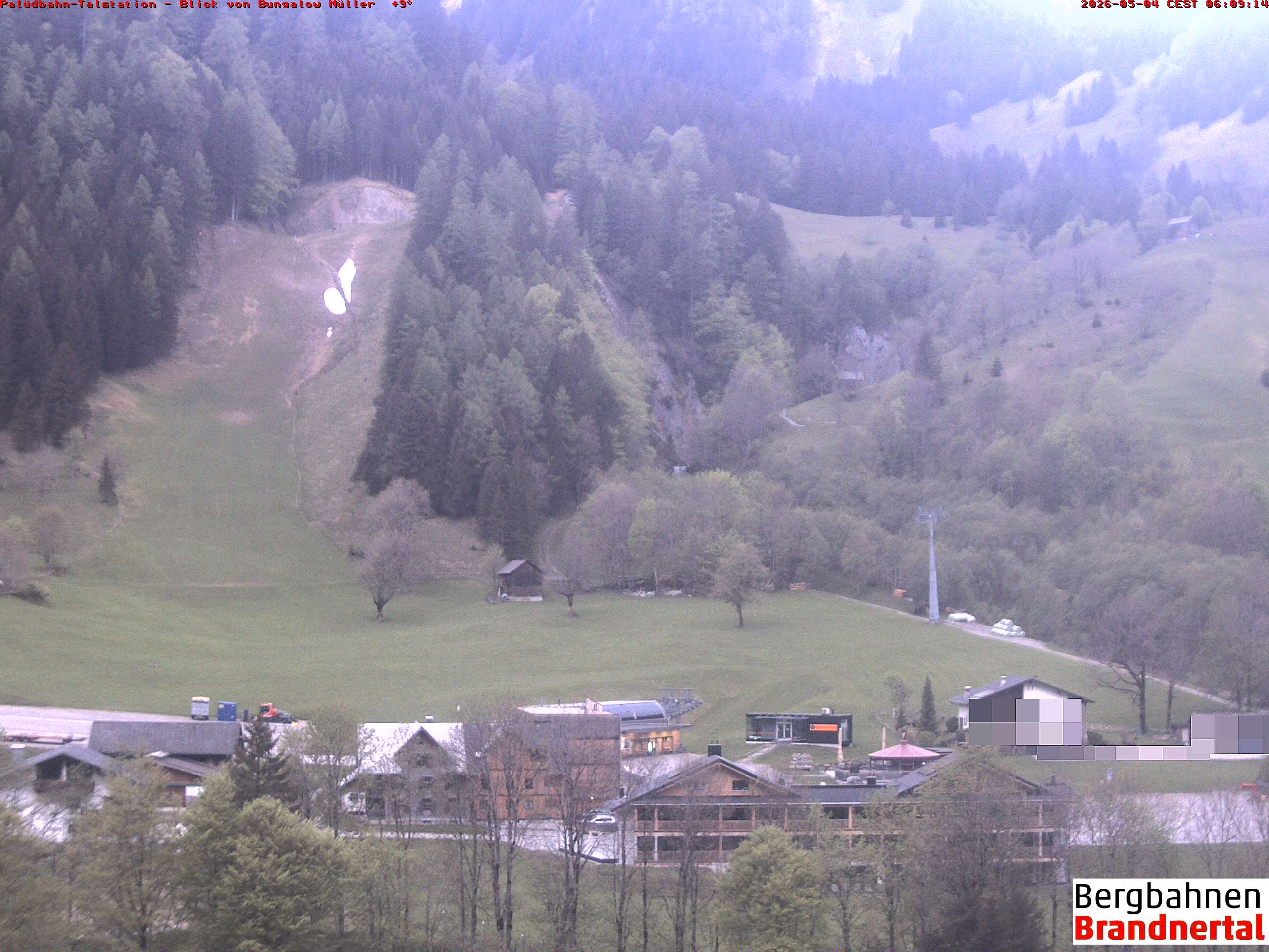 Blick auf Palüdbahn von Bungalow Müller