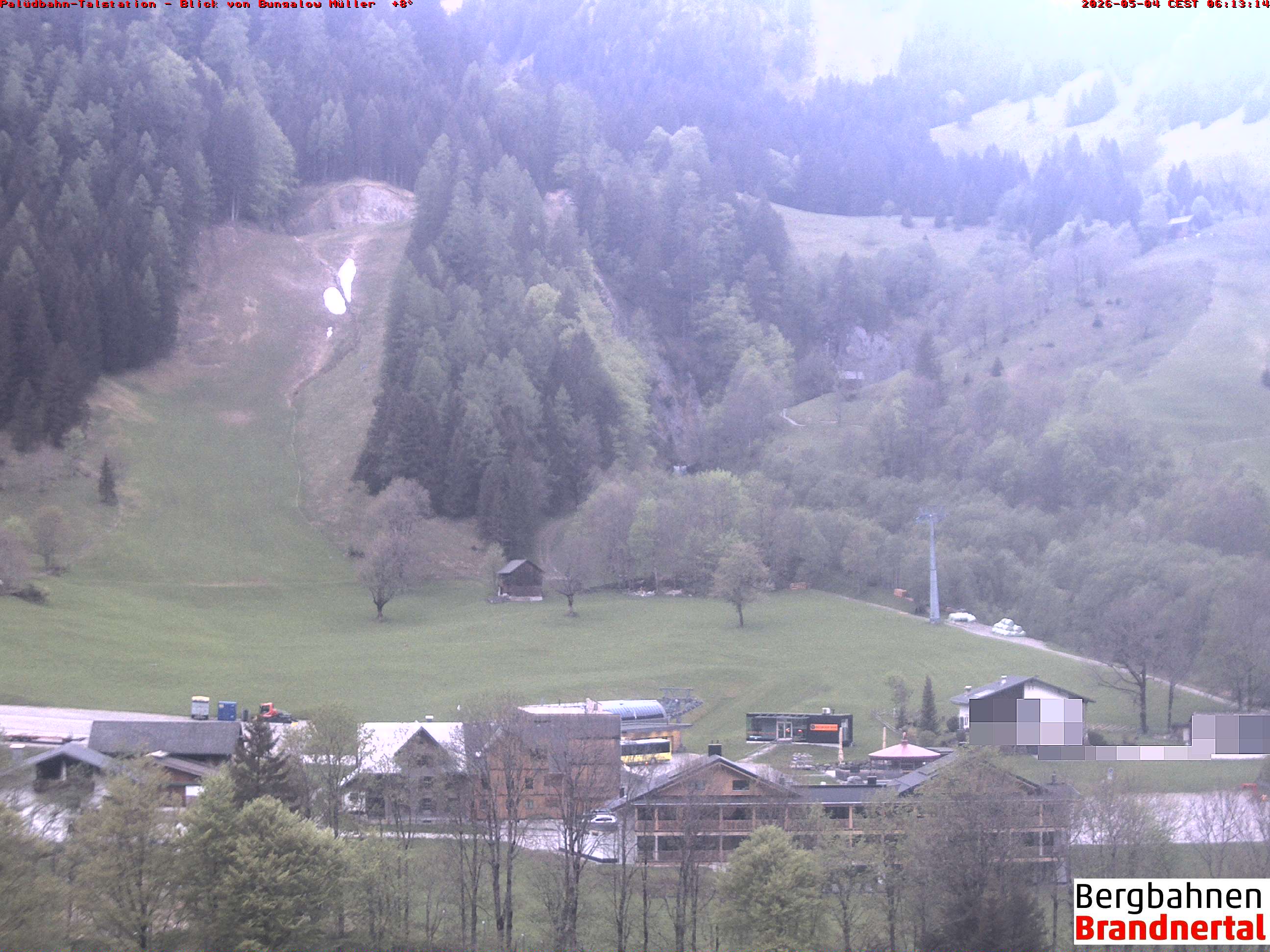 Blick auf Palüdbahn von Bungalow Müller