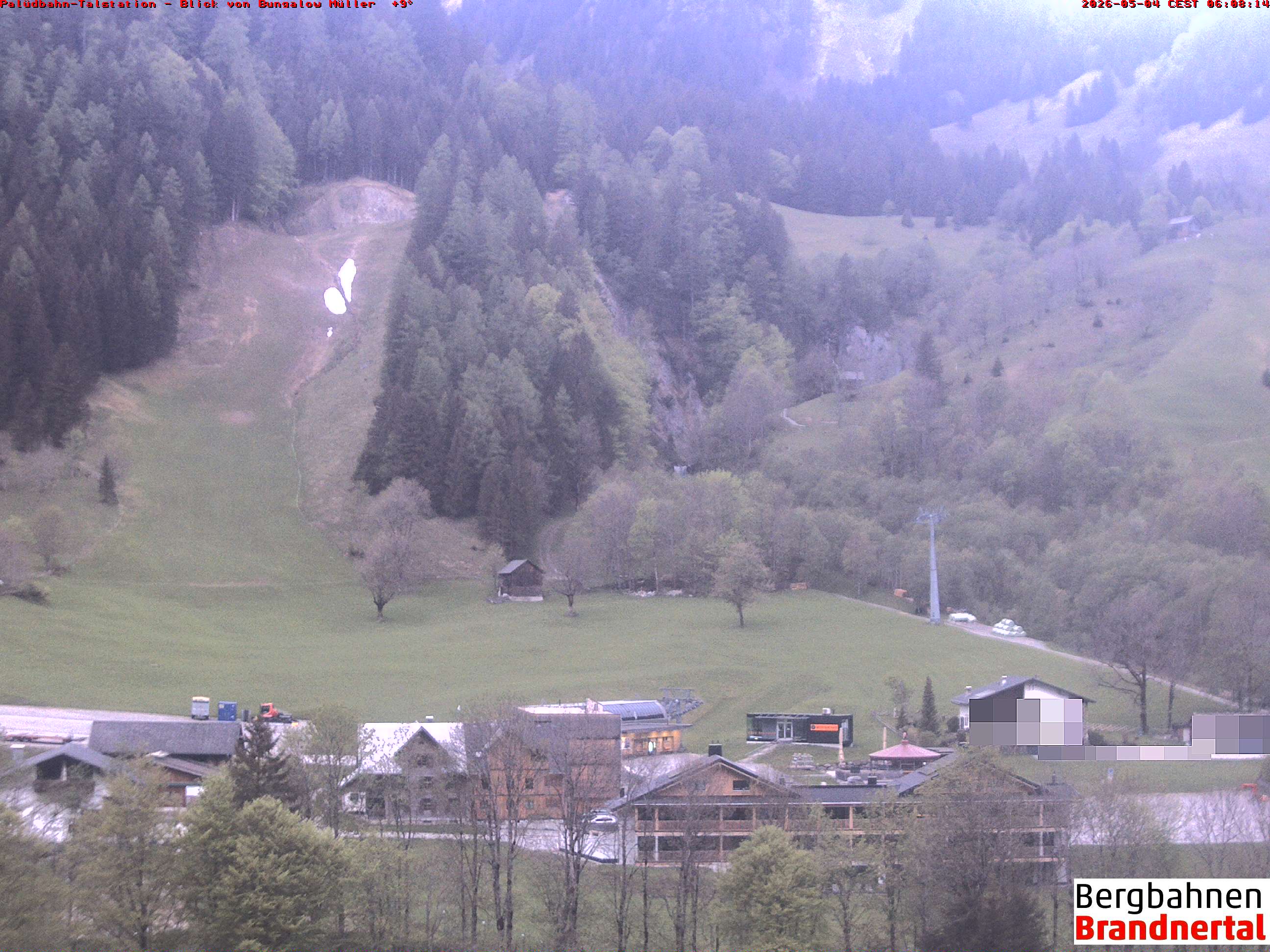 Blick auf Palüdbahn von Bungalow Müller