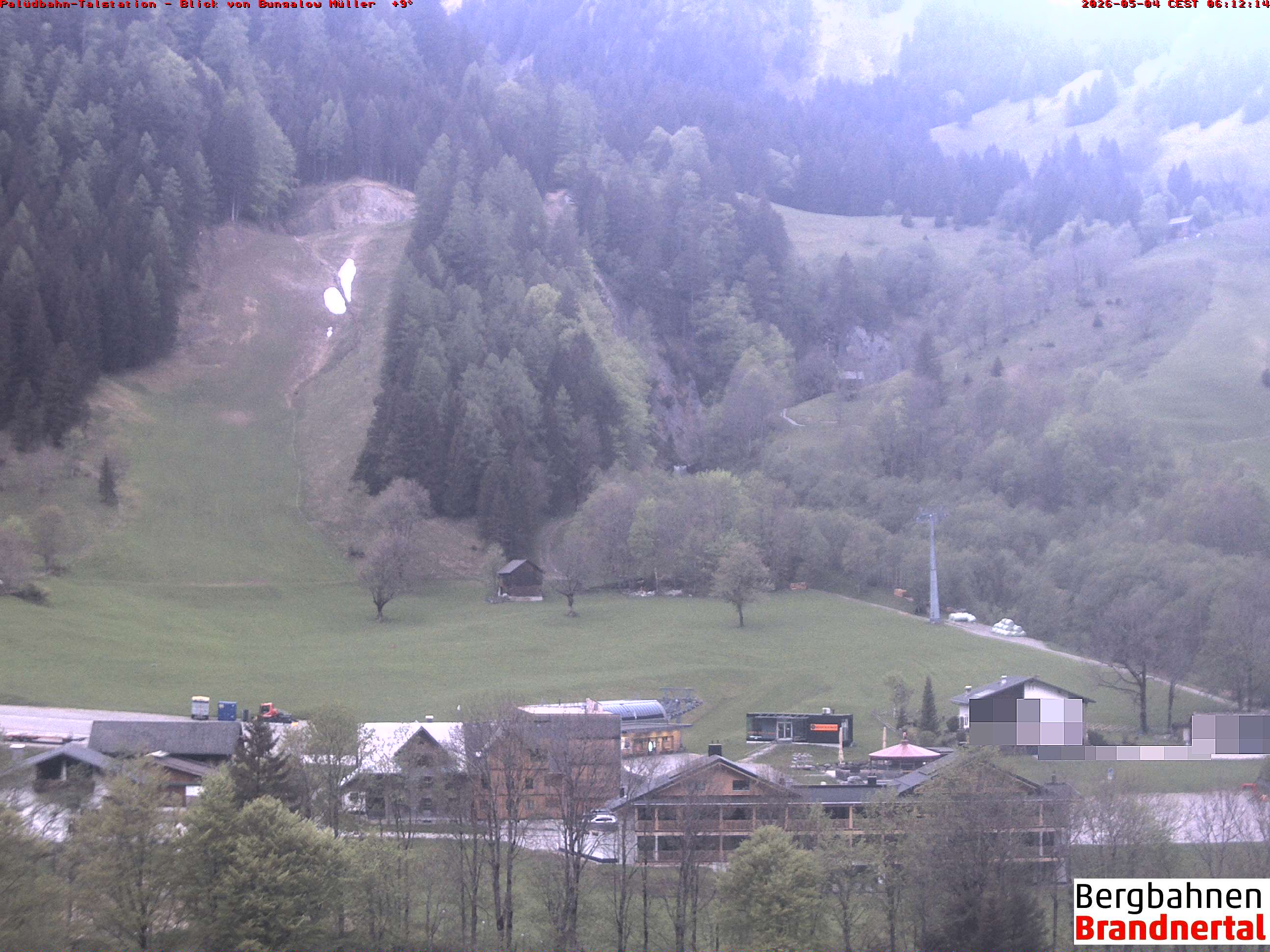 Blick auf Palüdbahn von Bungalow Müller