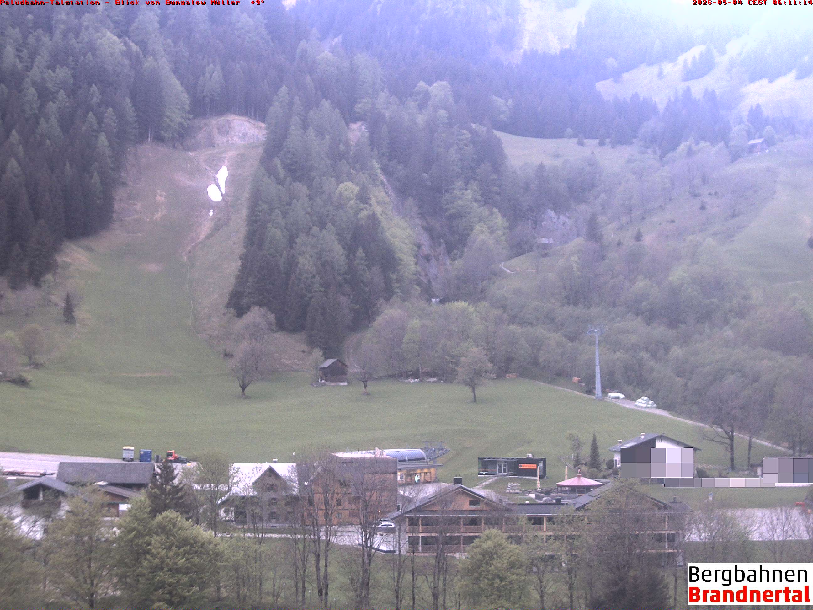 Blick auf Palüdbahn von Bungalow Müller