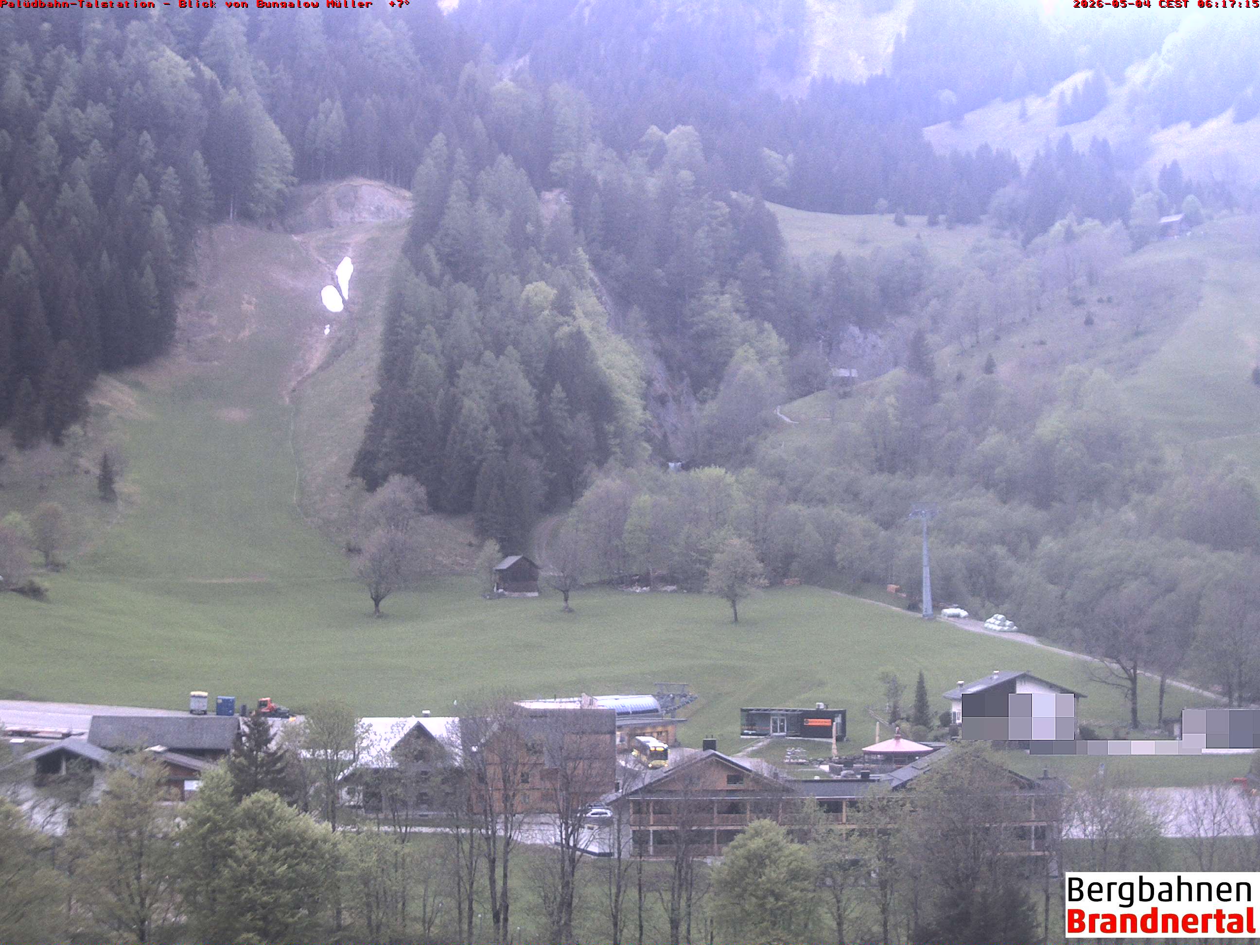 Blick auf Palüdbahn von Bungalow Müller