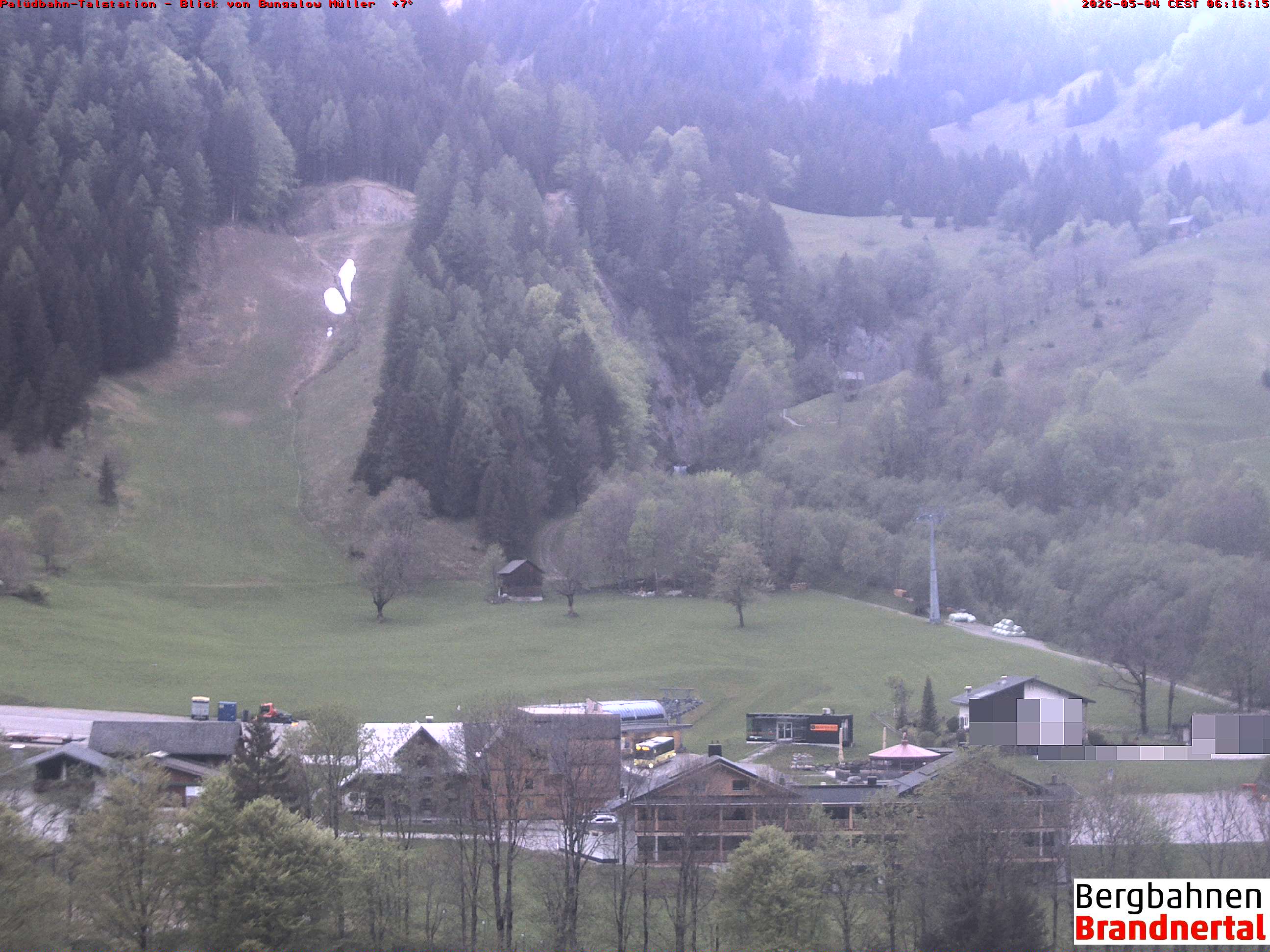 Blick auf Palüdbahn von Bungalow Müller