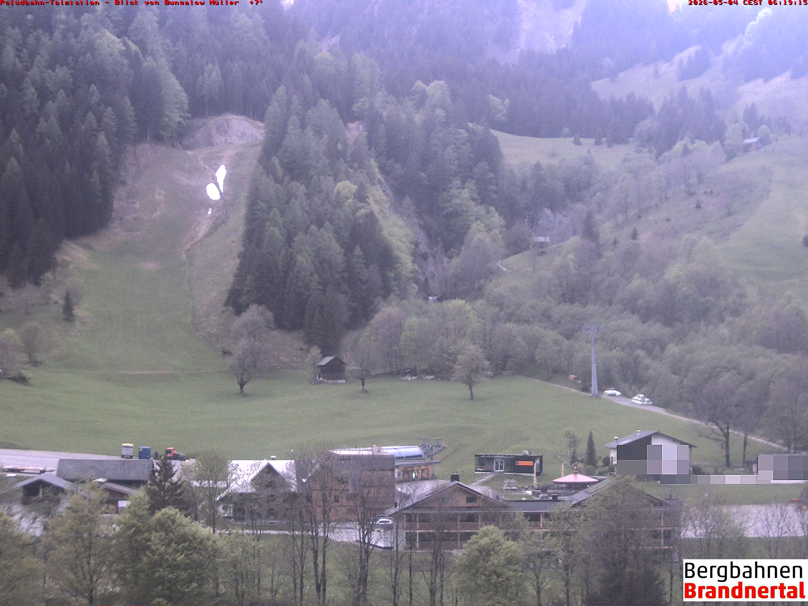 Blick auf Palüdbahn von Bungalow Müller