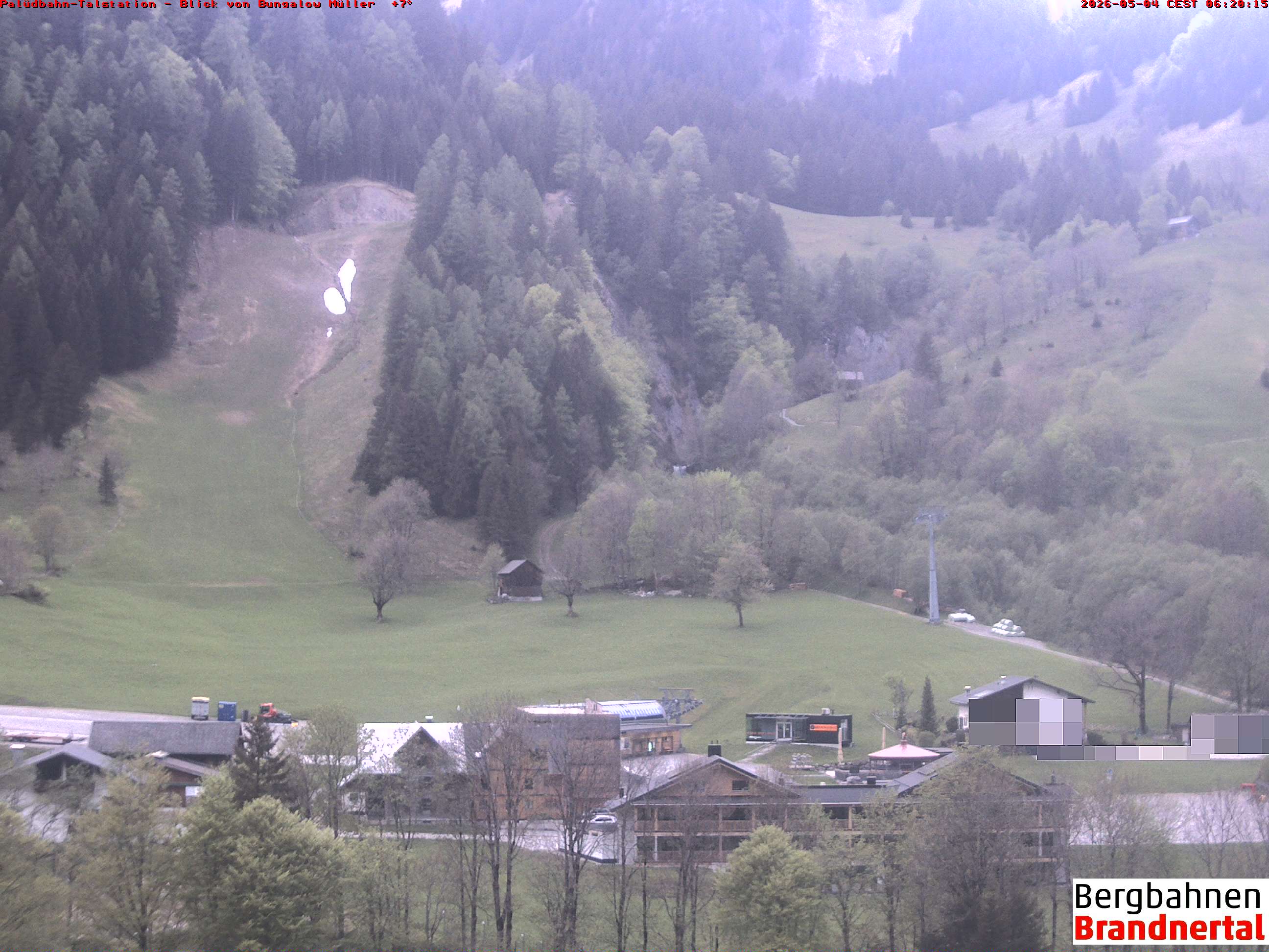 Blick auf Palüdbahn von Bungalow Müller