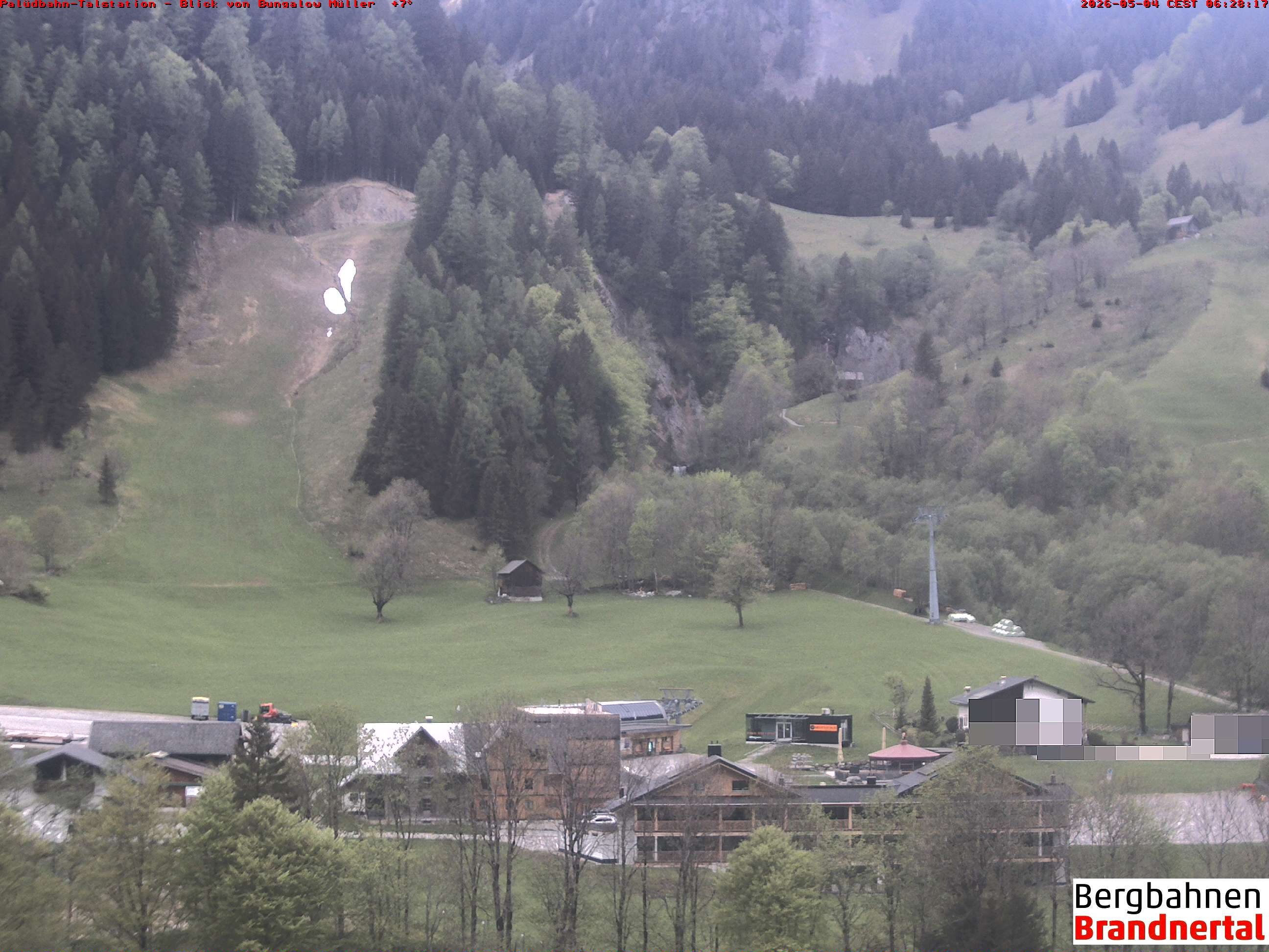 Blick auf Palüdbahn von Bungalow Müller