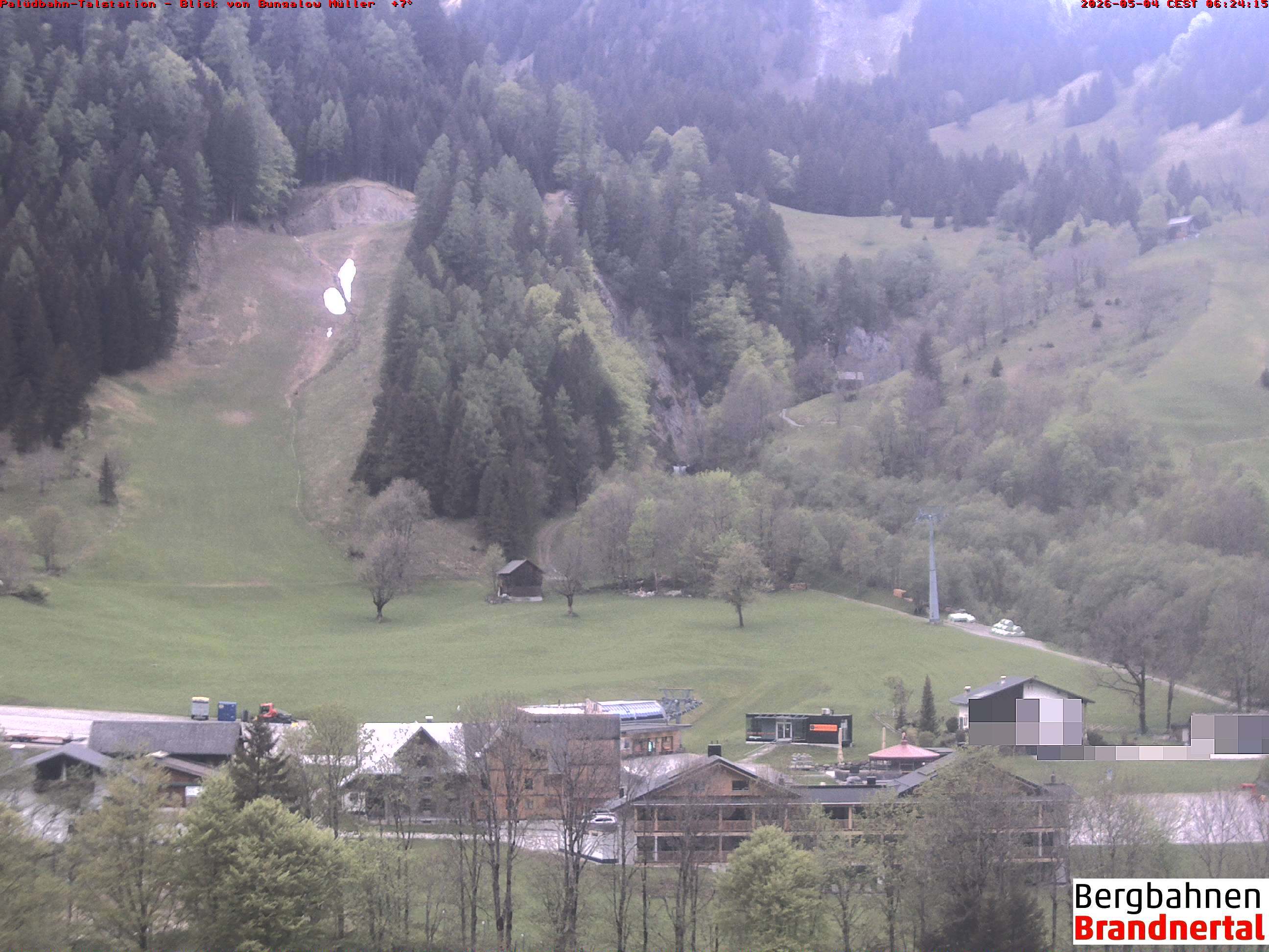 Blick auf Palüdbahn von Bungalow Müller