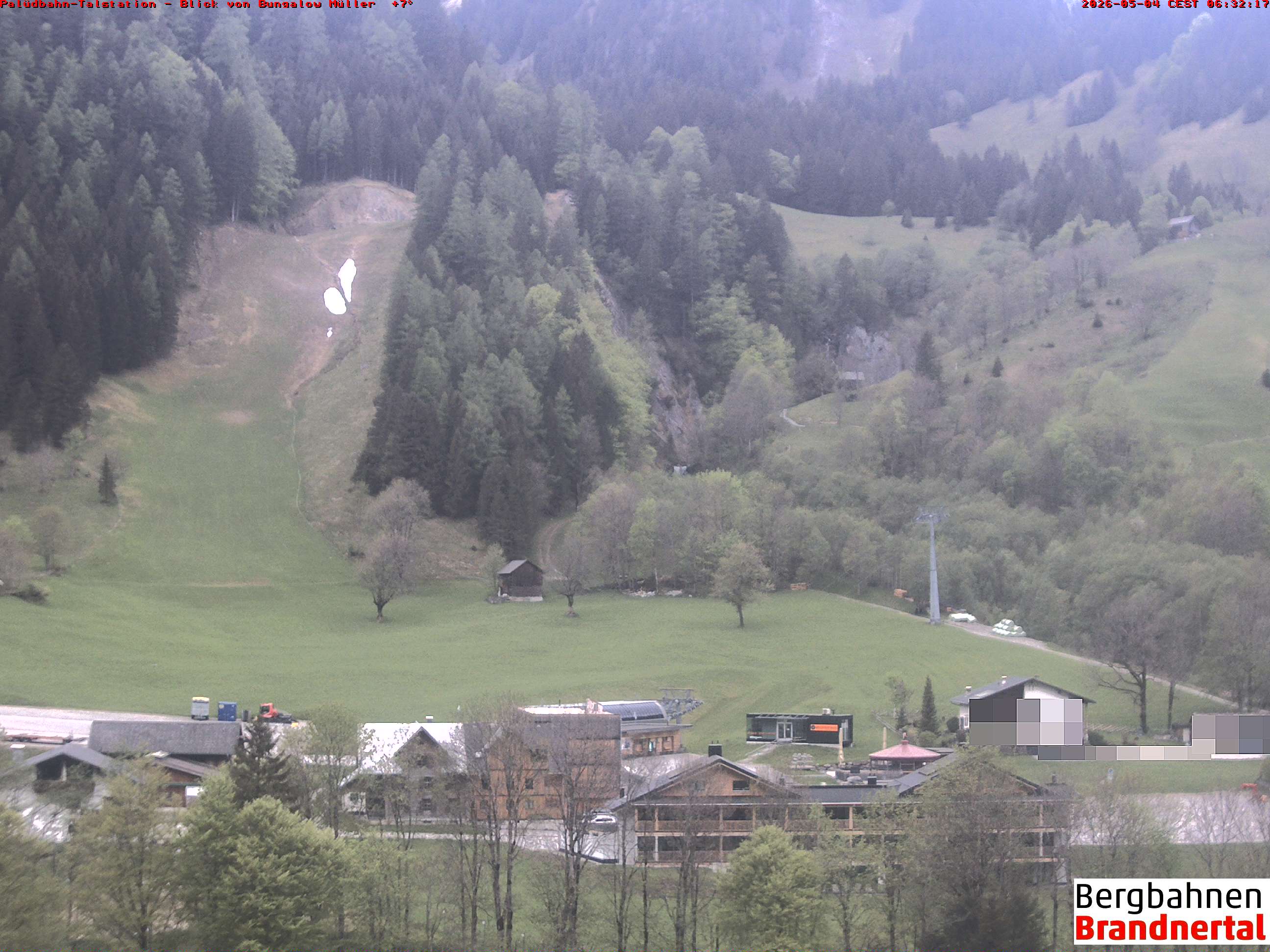 Blick auf Palüdbahn von Bungalow Müller