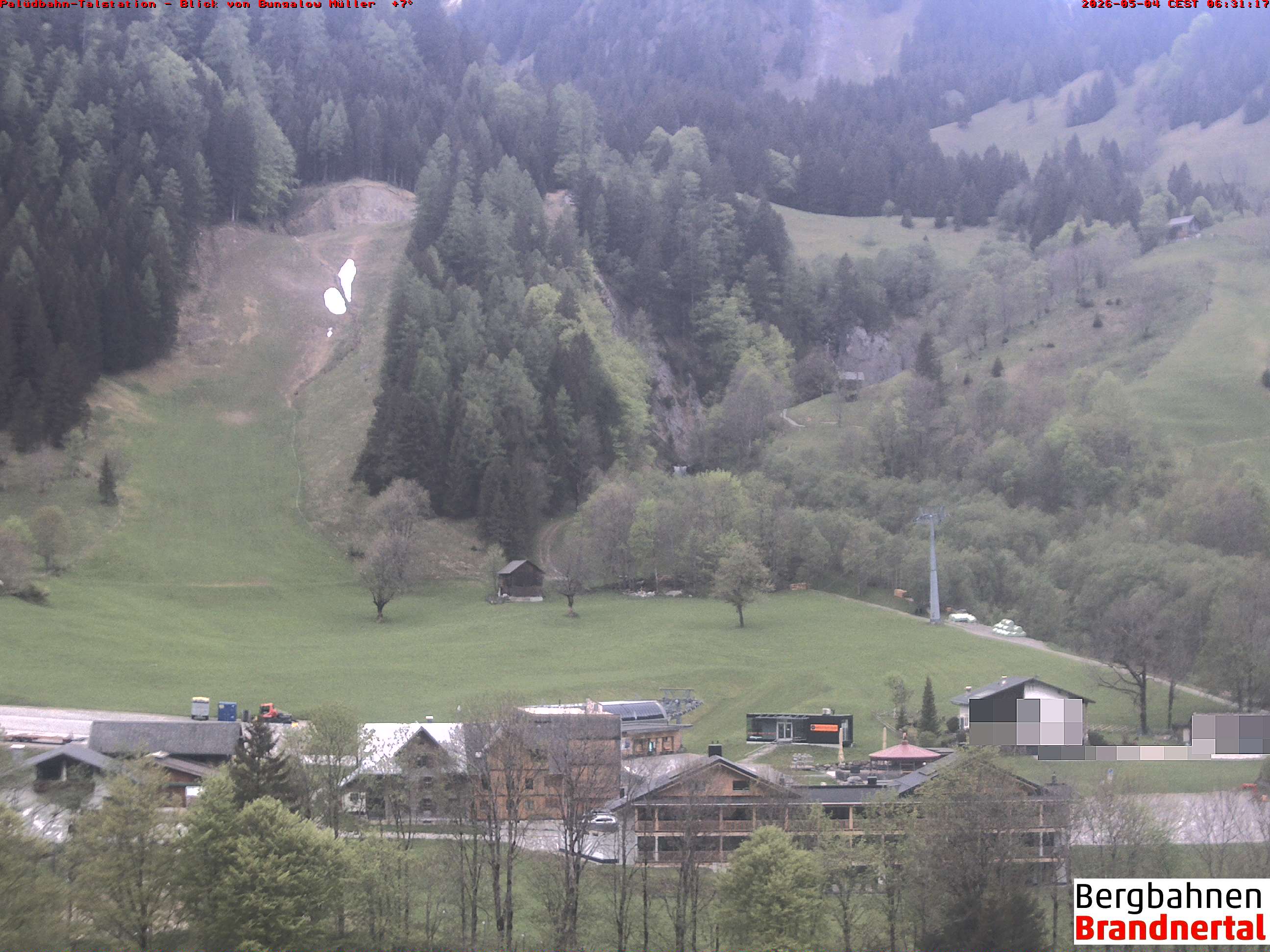 Blick auf Palüdbahn von Bungalow Müller