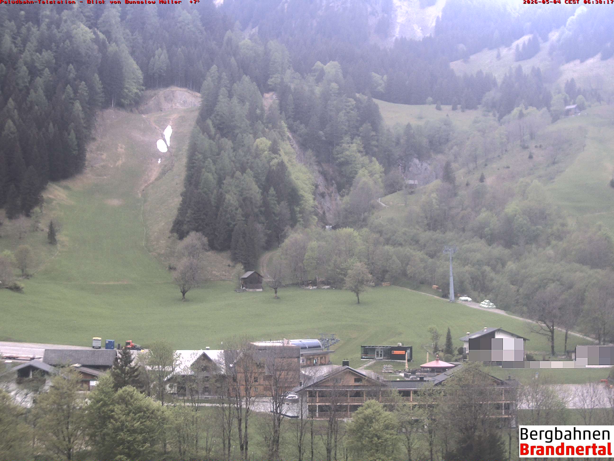 Blick auf Palüdbahn von Bungalow Müller
