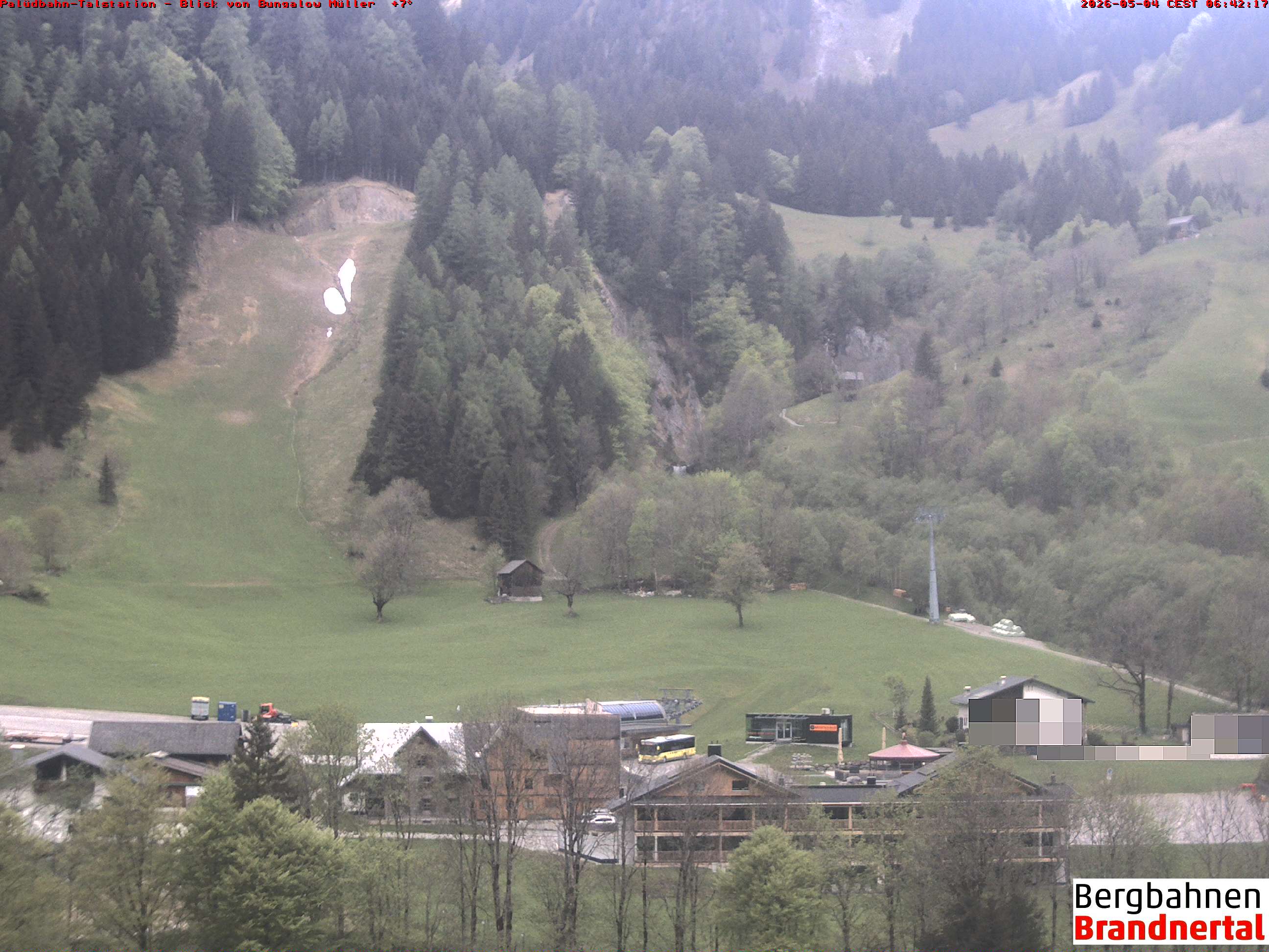Blick auf Palüdbahn von Bungalow Müller