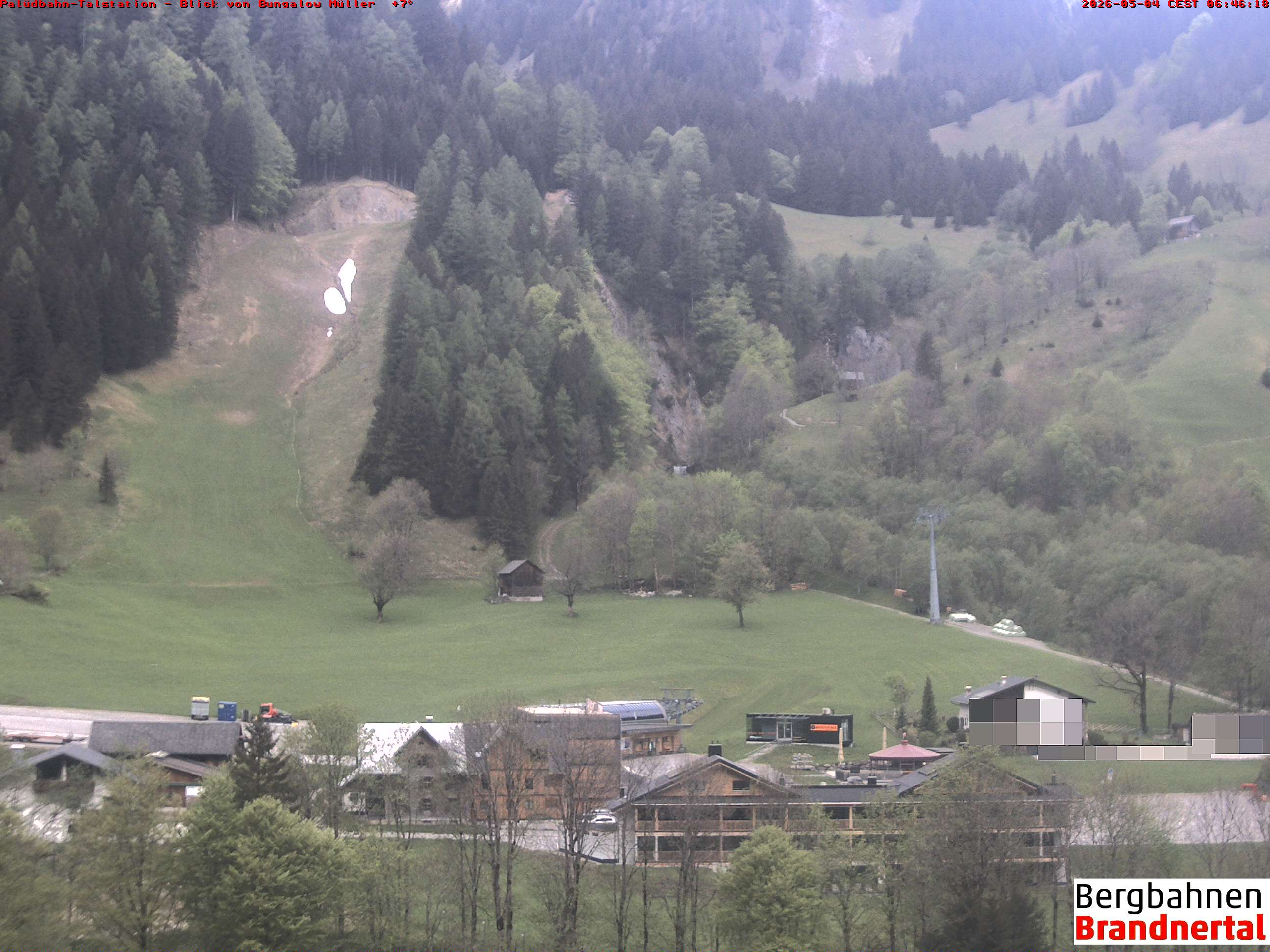Blick auf Palüdbahn von Bungalow Müller