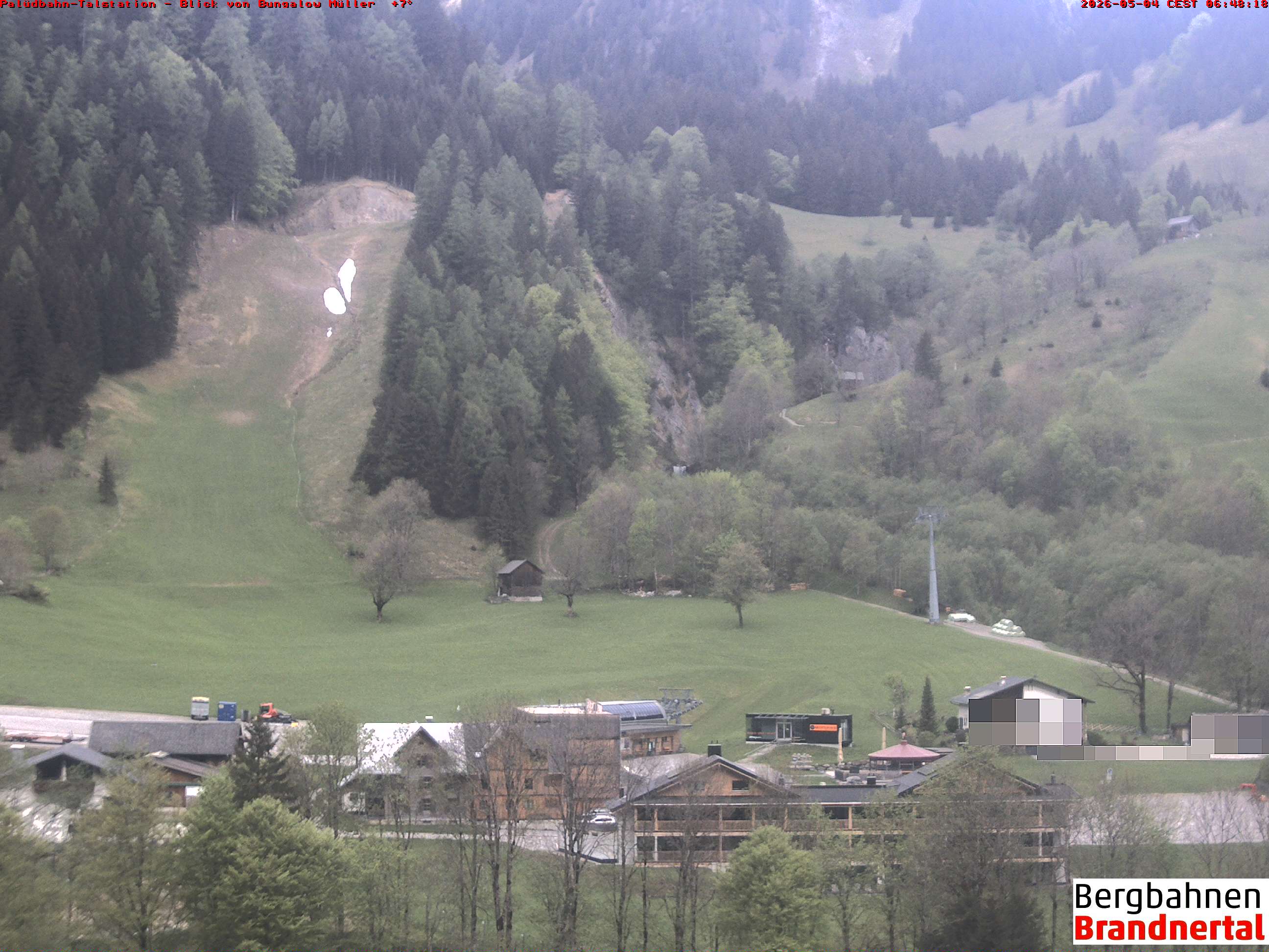 Blick auf Palüdbahn von Bungalow Müller