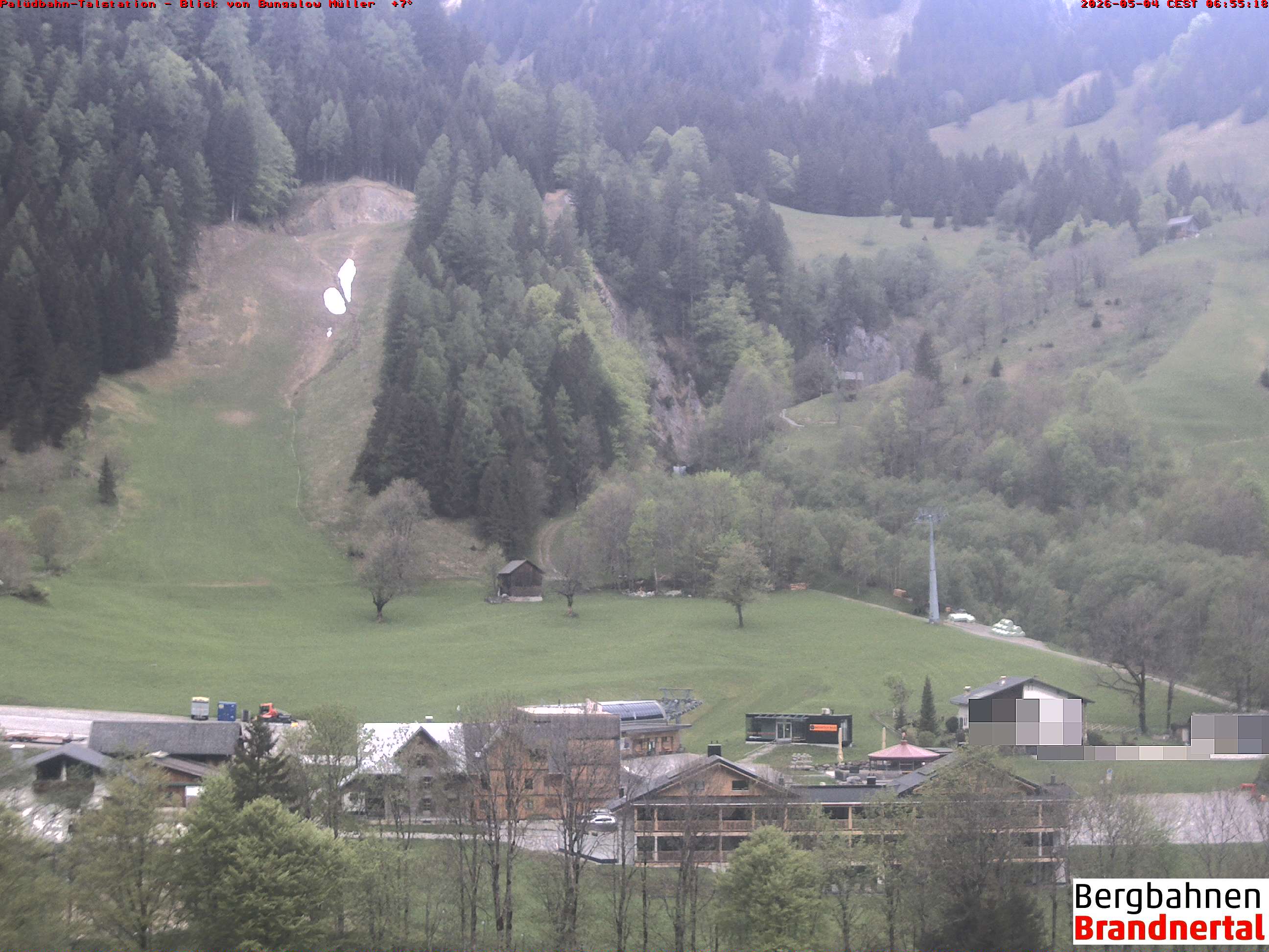 Blick auf Palüdbahn von Bungalow Müller