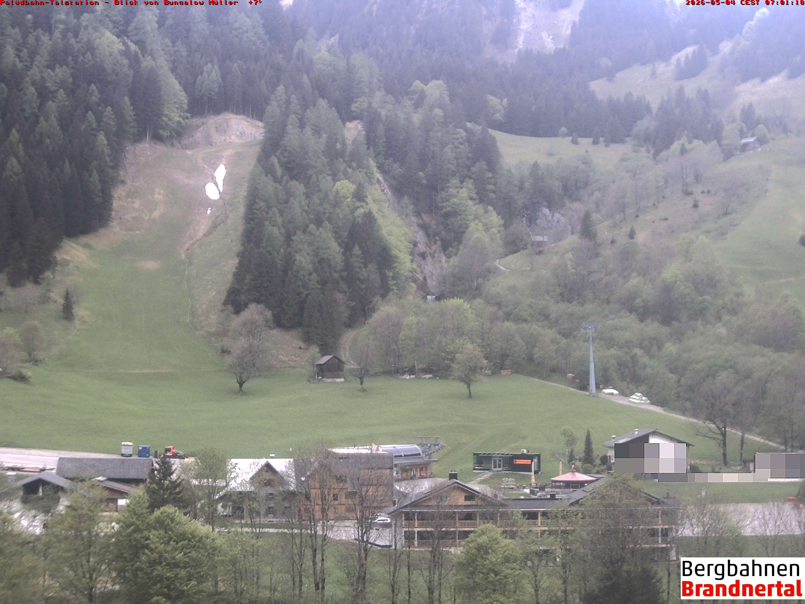 Blick auf Palüdbahn von Bungalow Müller