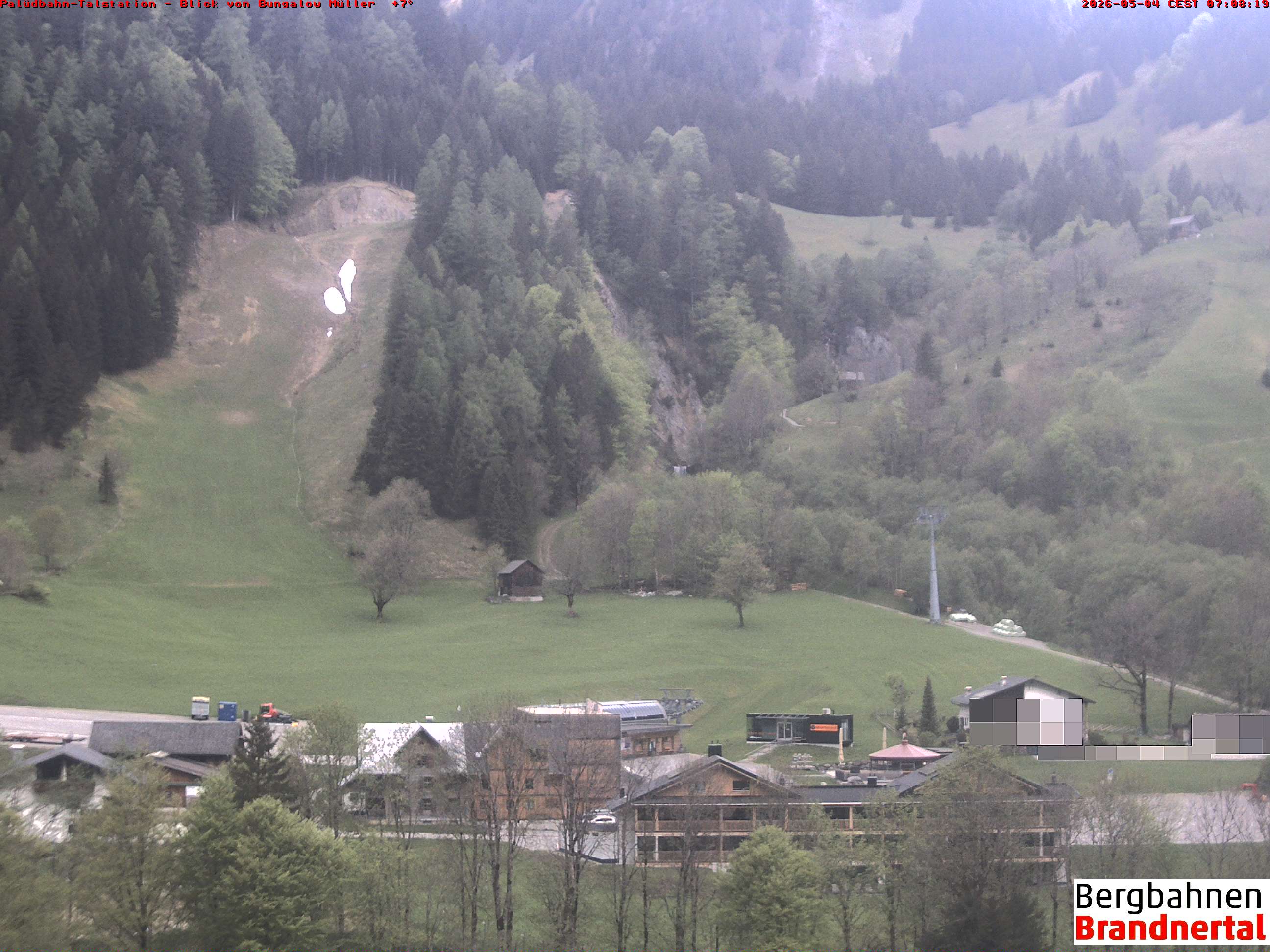 Blick auf Palüdbahn von Bungalow Müller