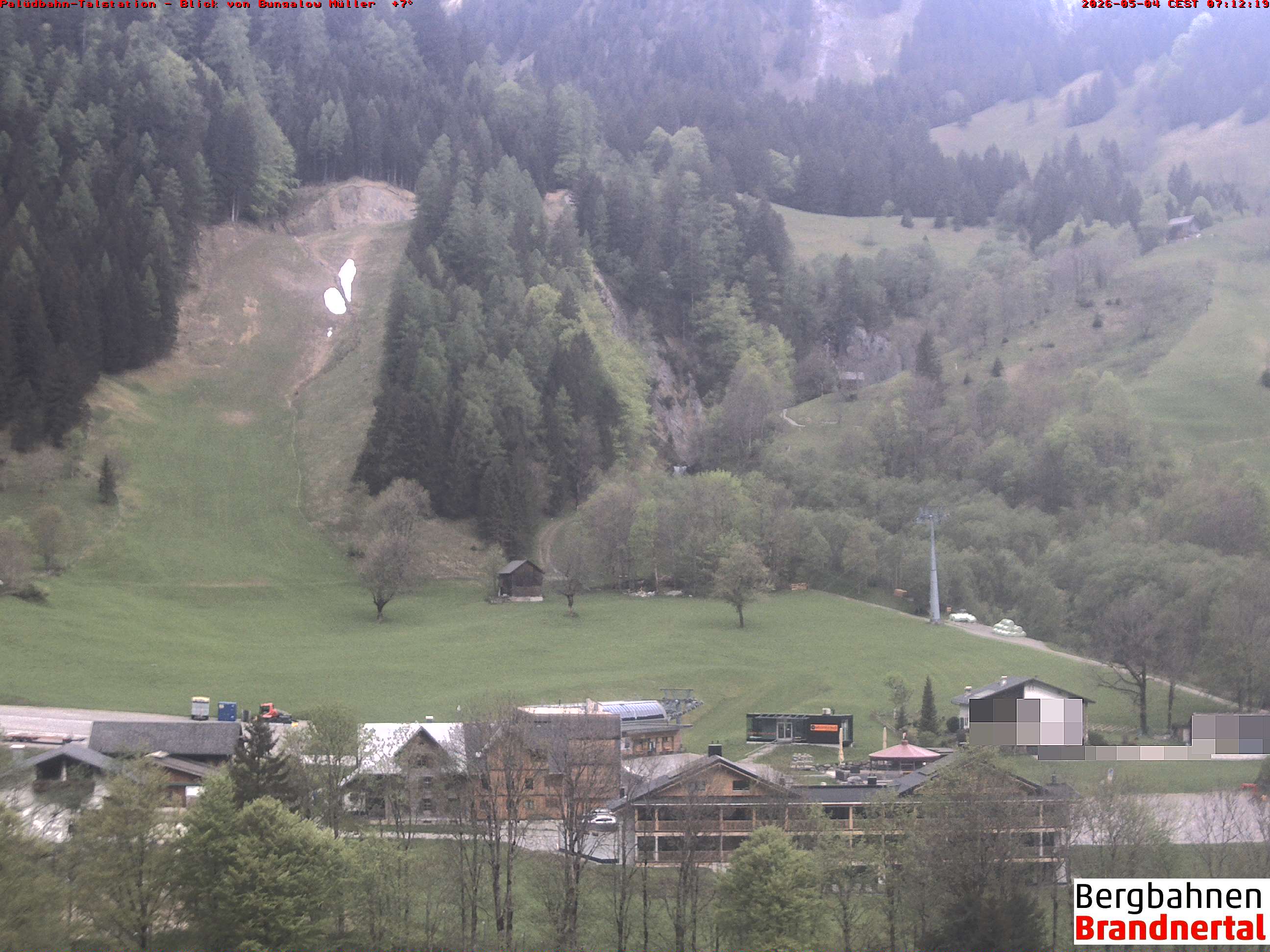 Blick auf Palüdbahn von Bungalow Müller