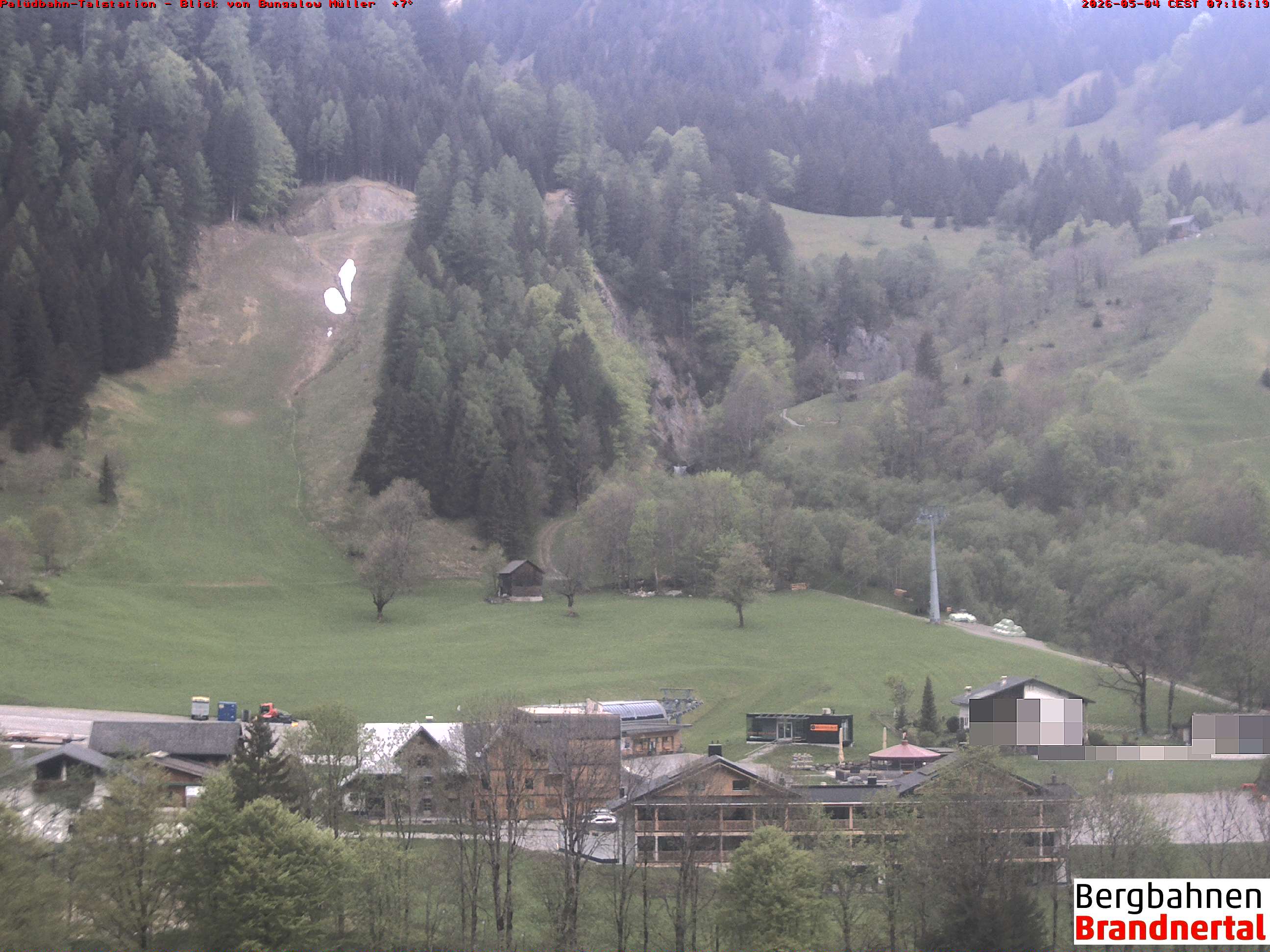 Blick auf Palüdbahn von Bungalow Müller