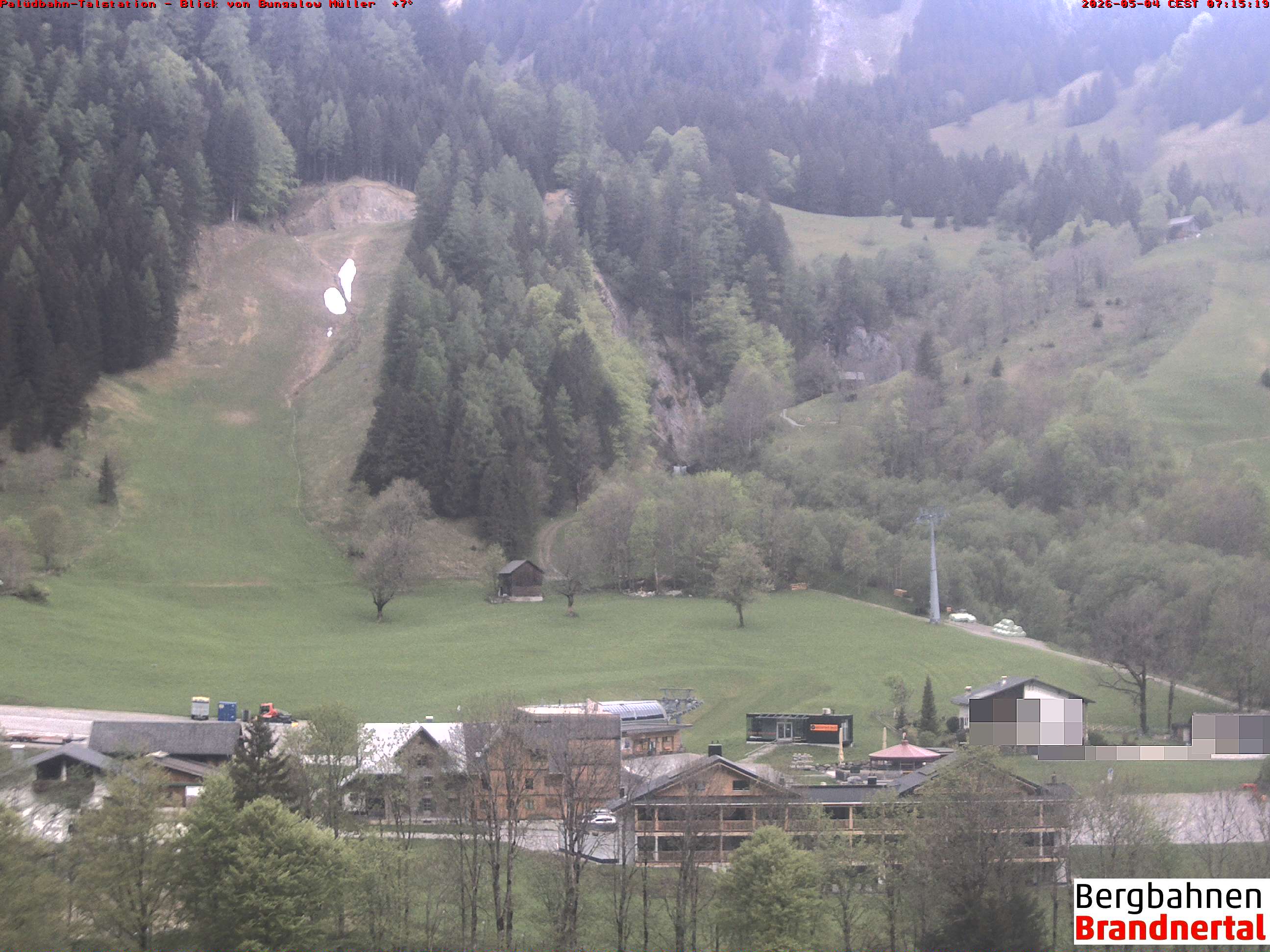 Blick auf Palüdbahn von Bungalow Müller