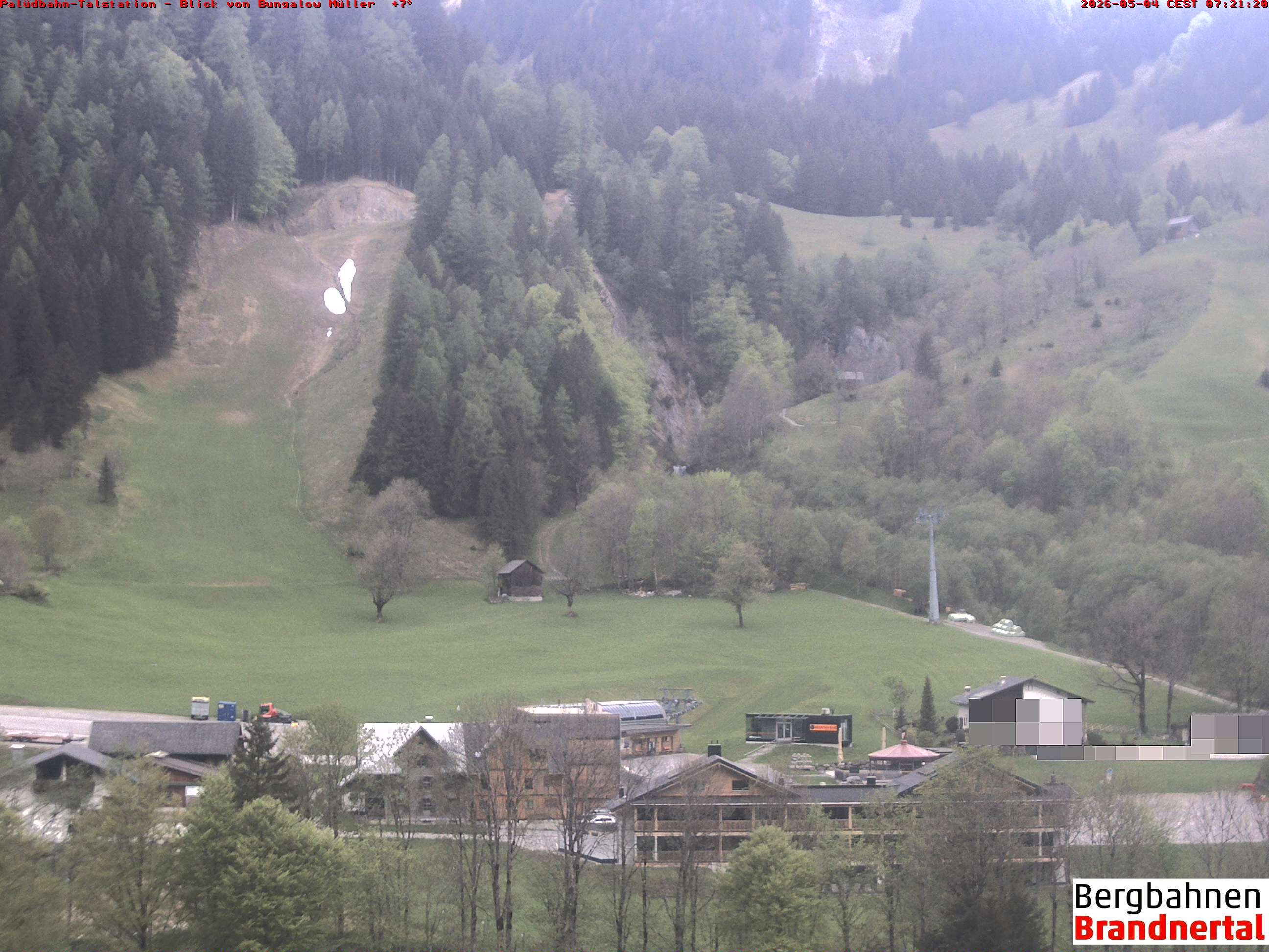 Blick auf Palüdbahn von Bungalow Müller