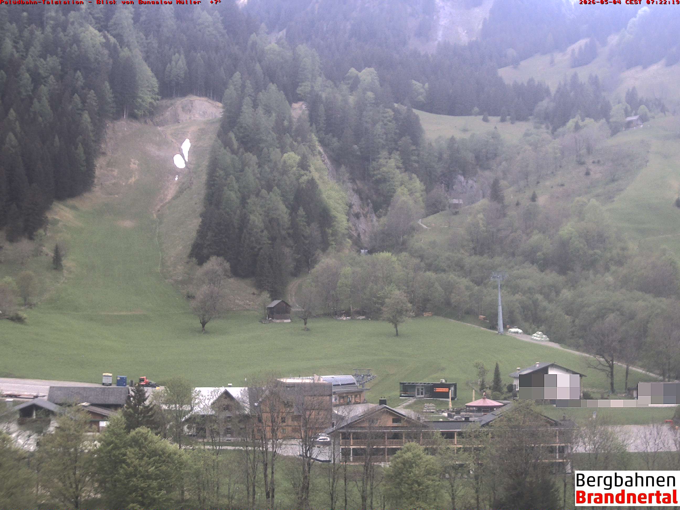 Blick auf Palüdbahn von Bungalow Müller