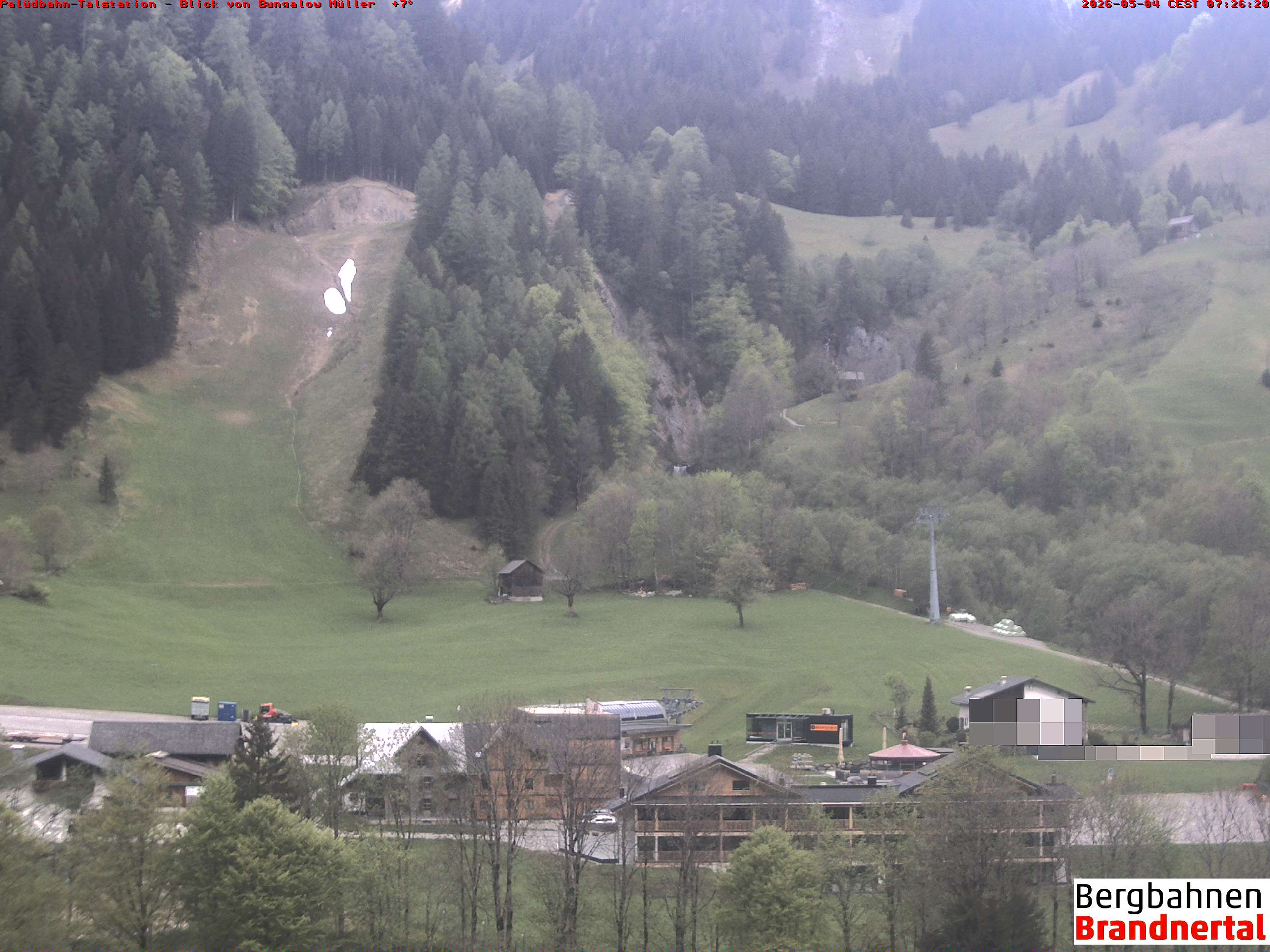 Blick auf Palüdbahn von Bungalow Müller