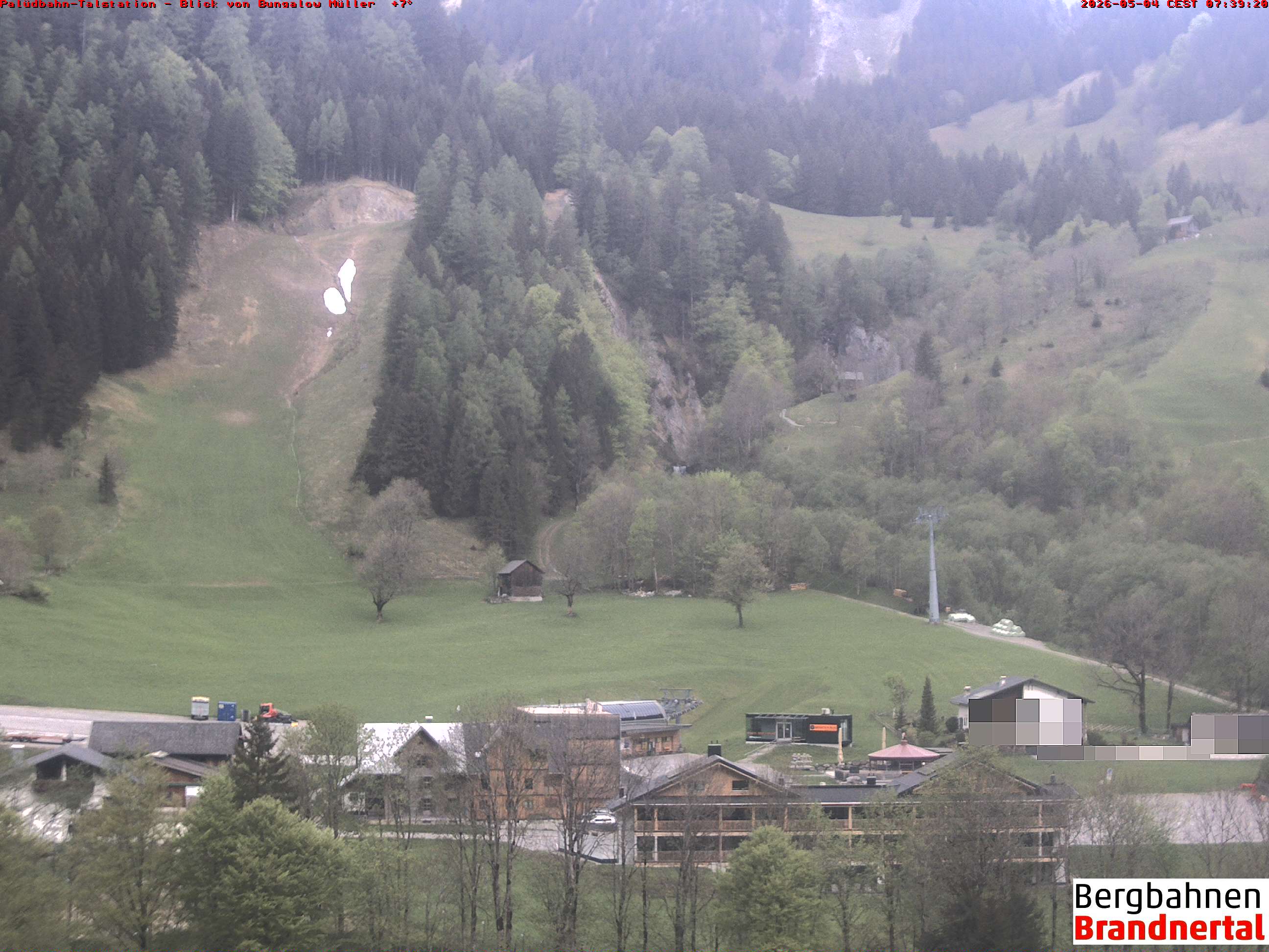 Blick auf Palüdbahn von Bungalow Müller