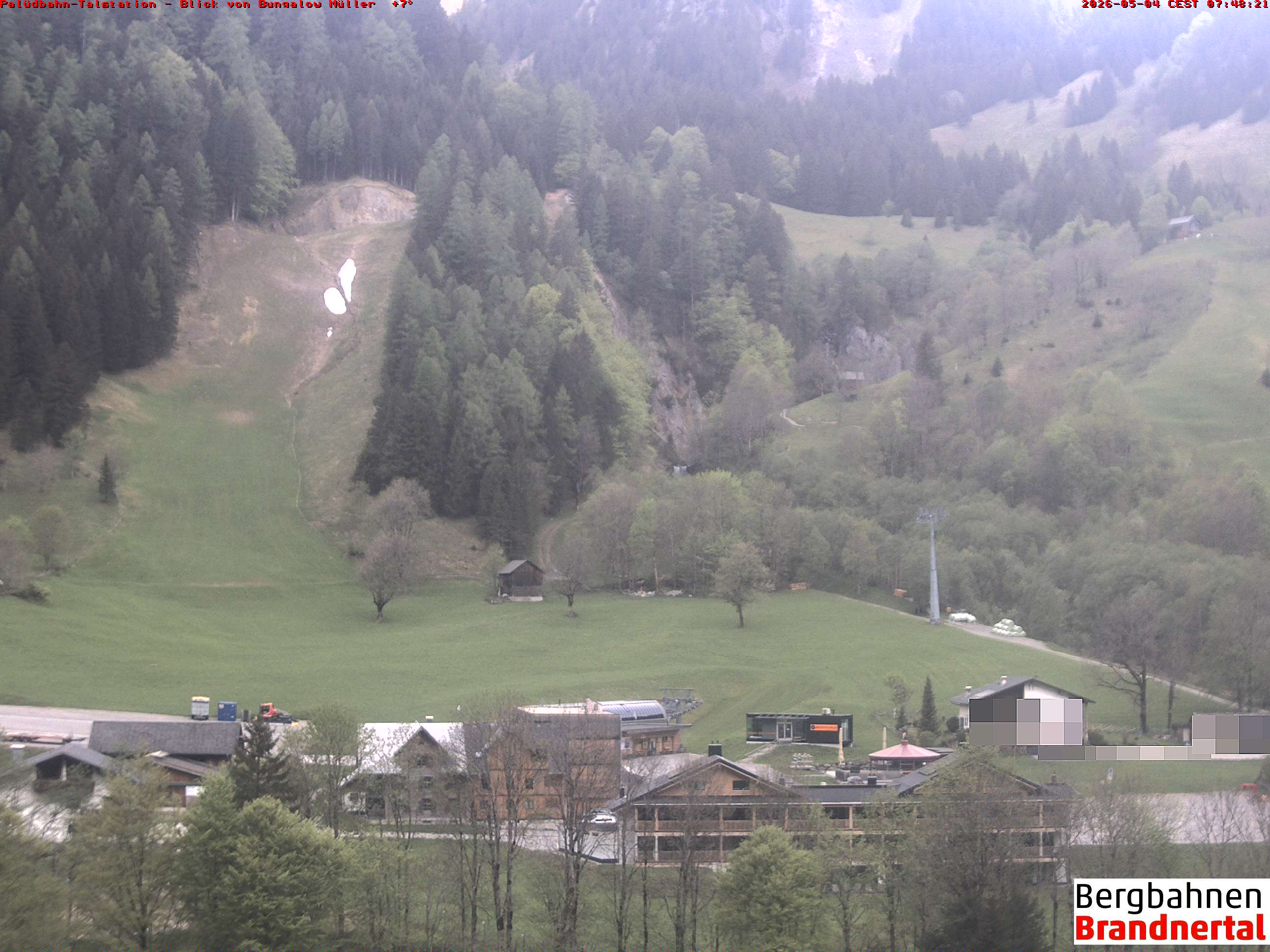 Blick auf Palüdbahn von Bungalow Müller