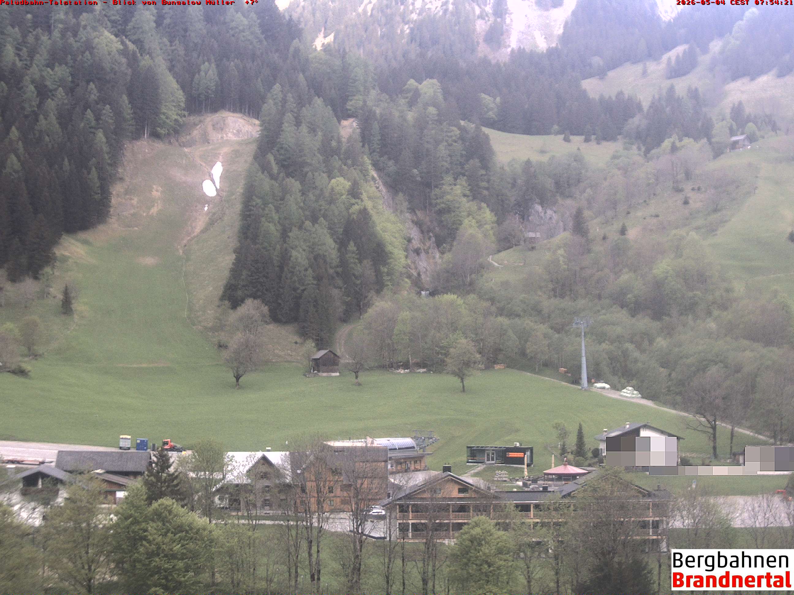 Blick auf Palüdbahn von Bungalow Müller