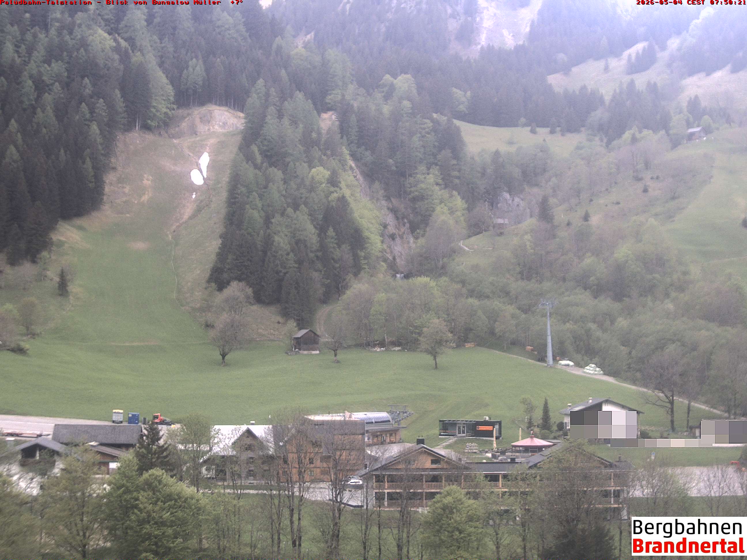 Blick auf Palüdbahn von Bungalow Müller