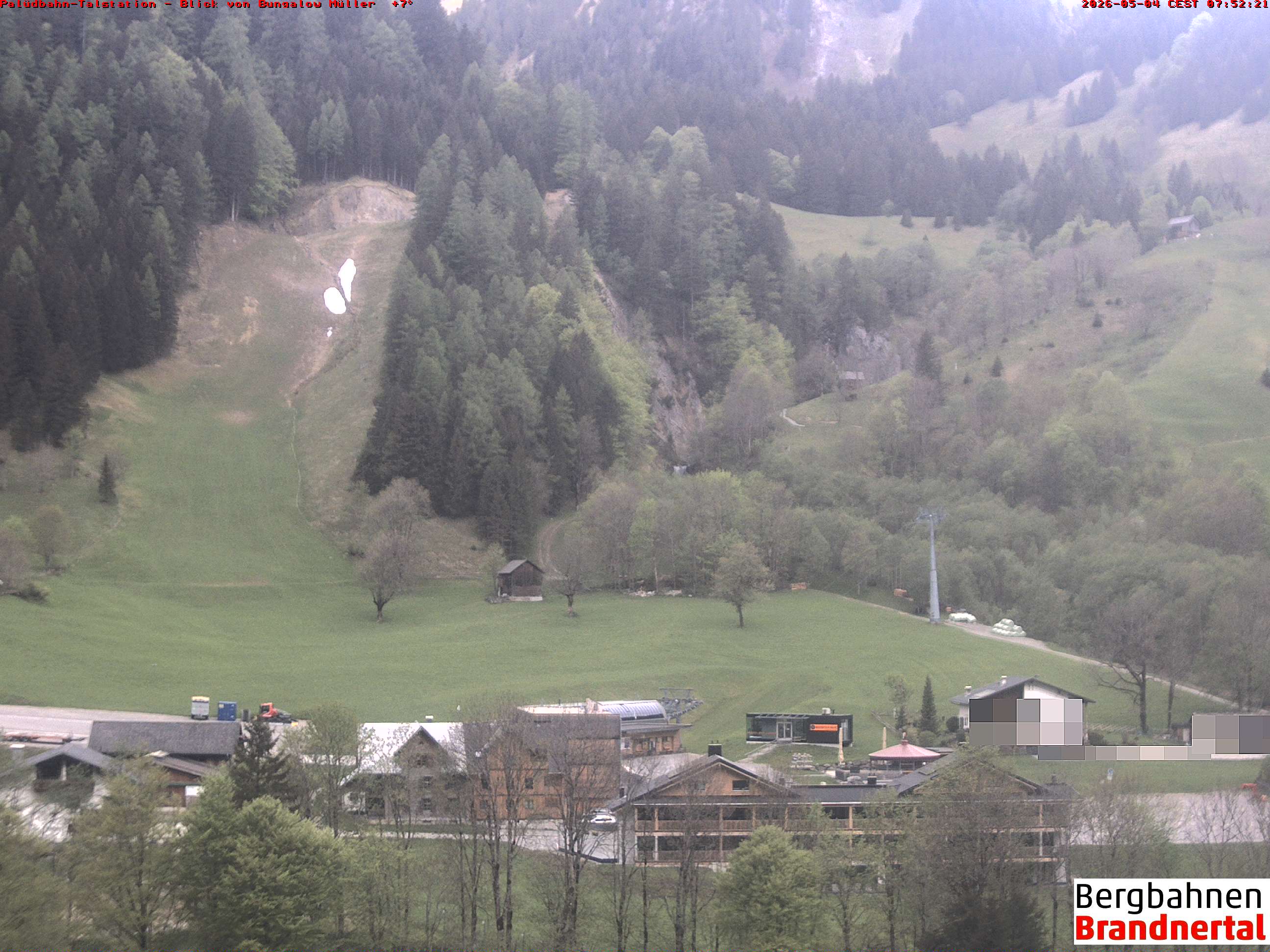 Blick auf Palüdbahn von Bungalow Müller