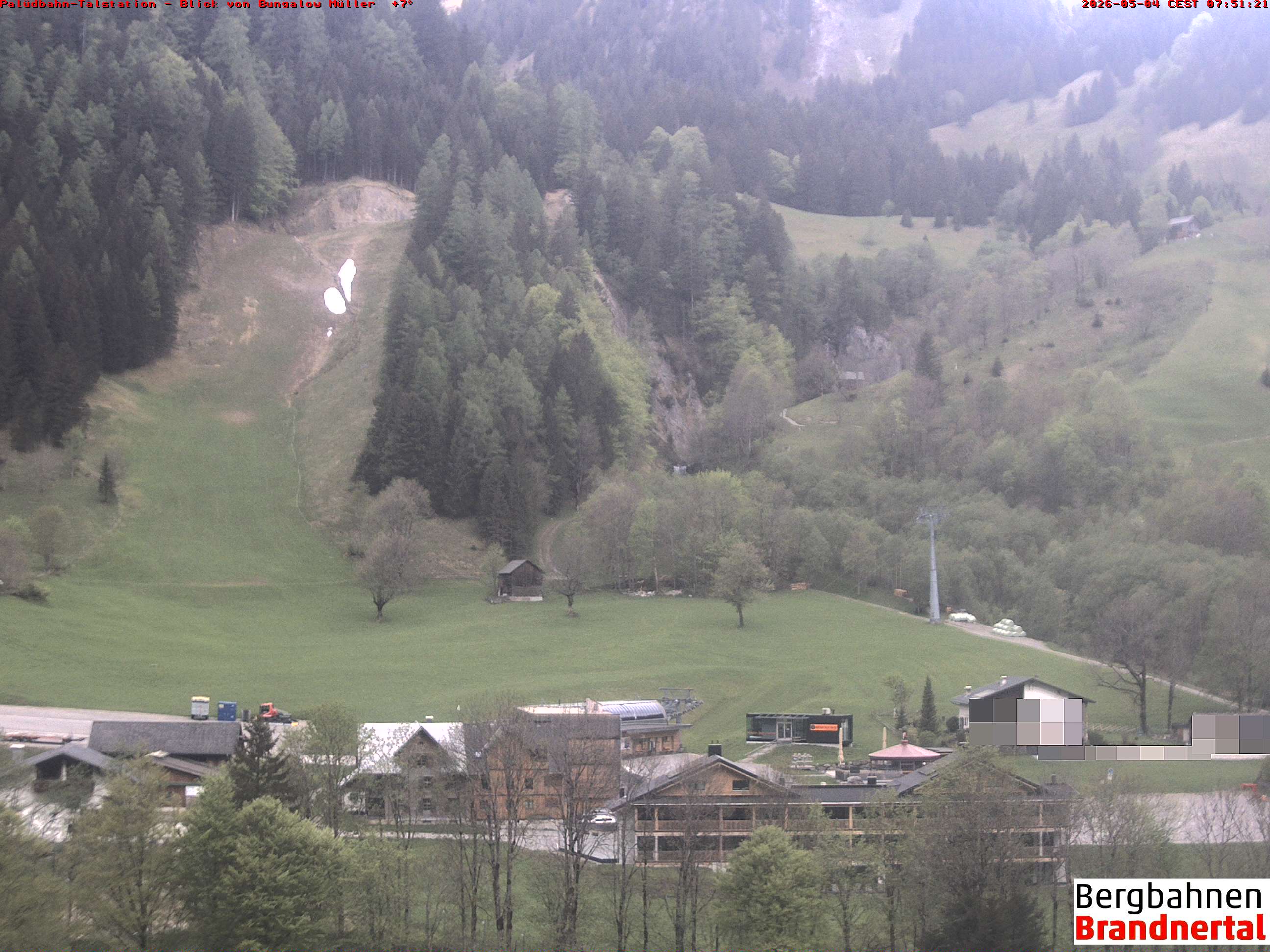 Blick auf Palüdbahn von Bungalow Müller
