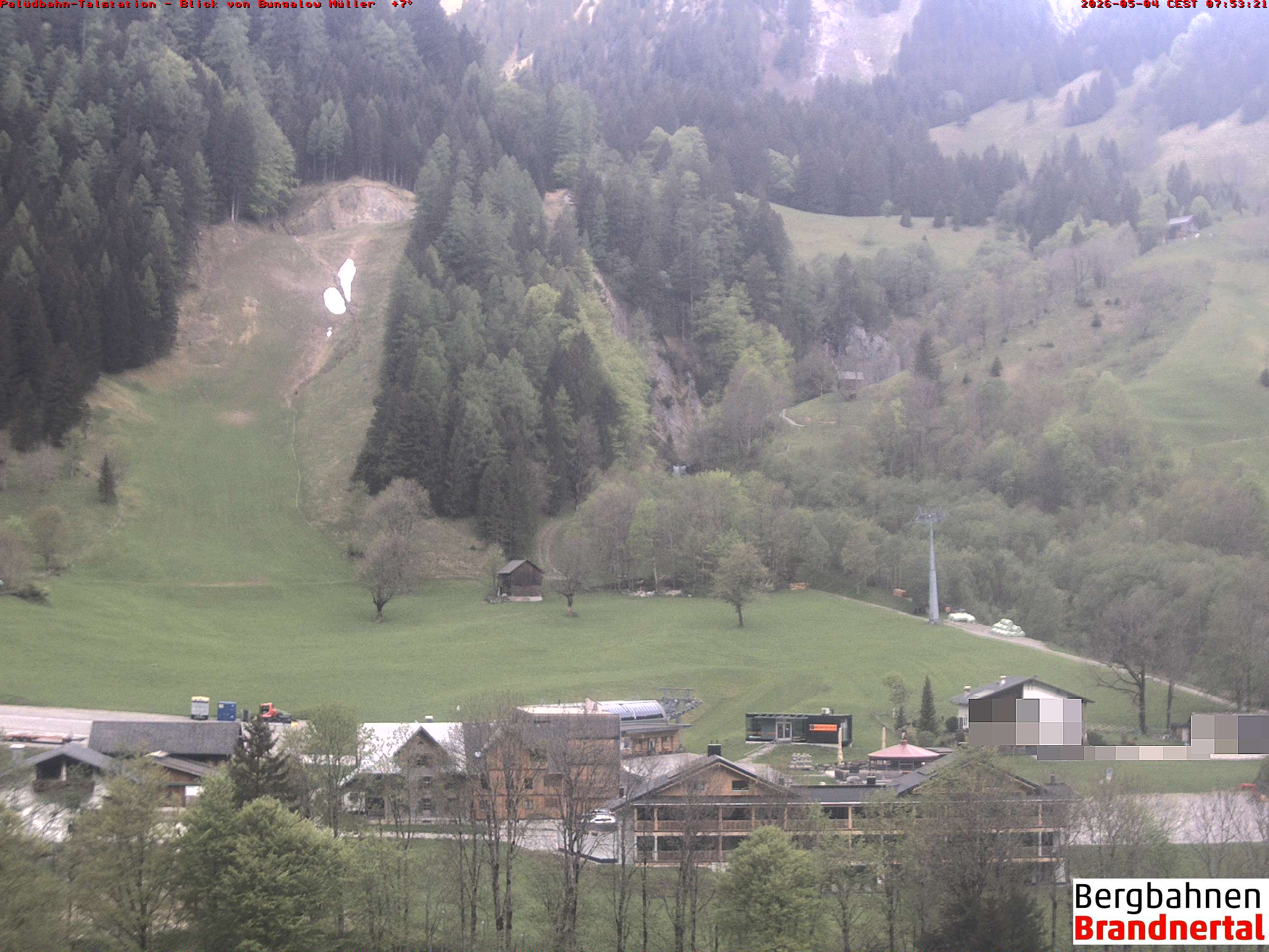 Blick auf Palüdbahn von Bungalow Müller