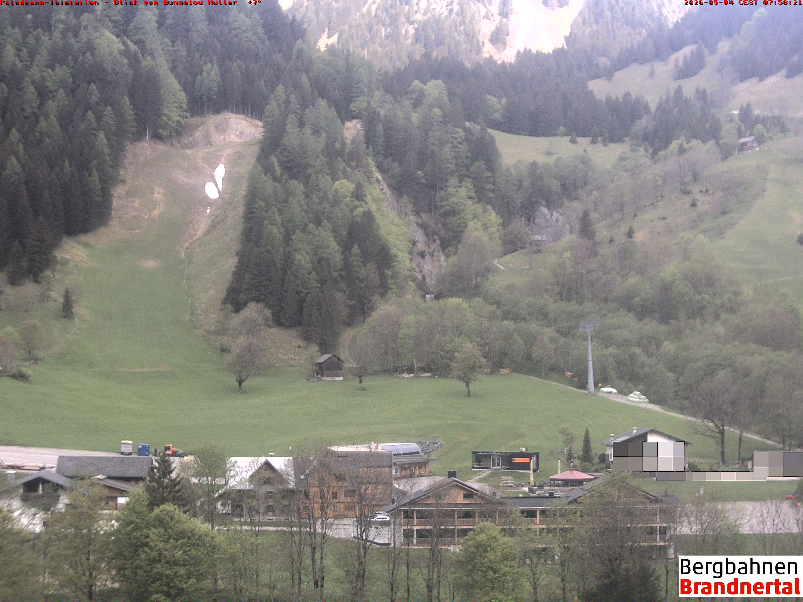 Blick auf Palüdbahn von Bungalow Müller