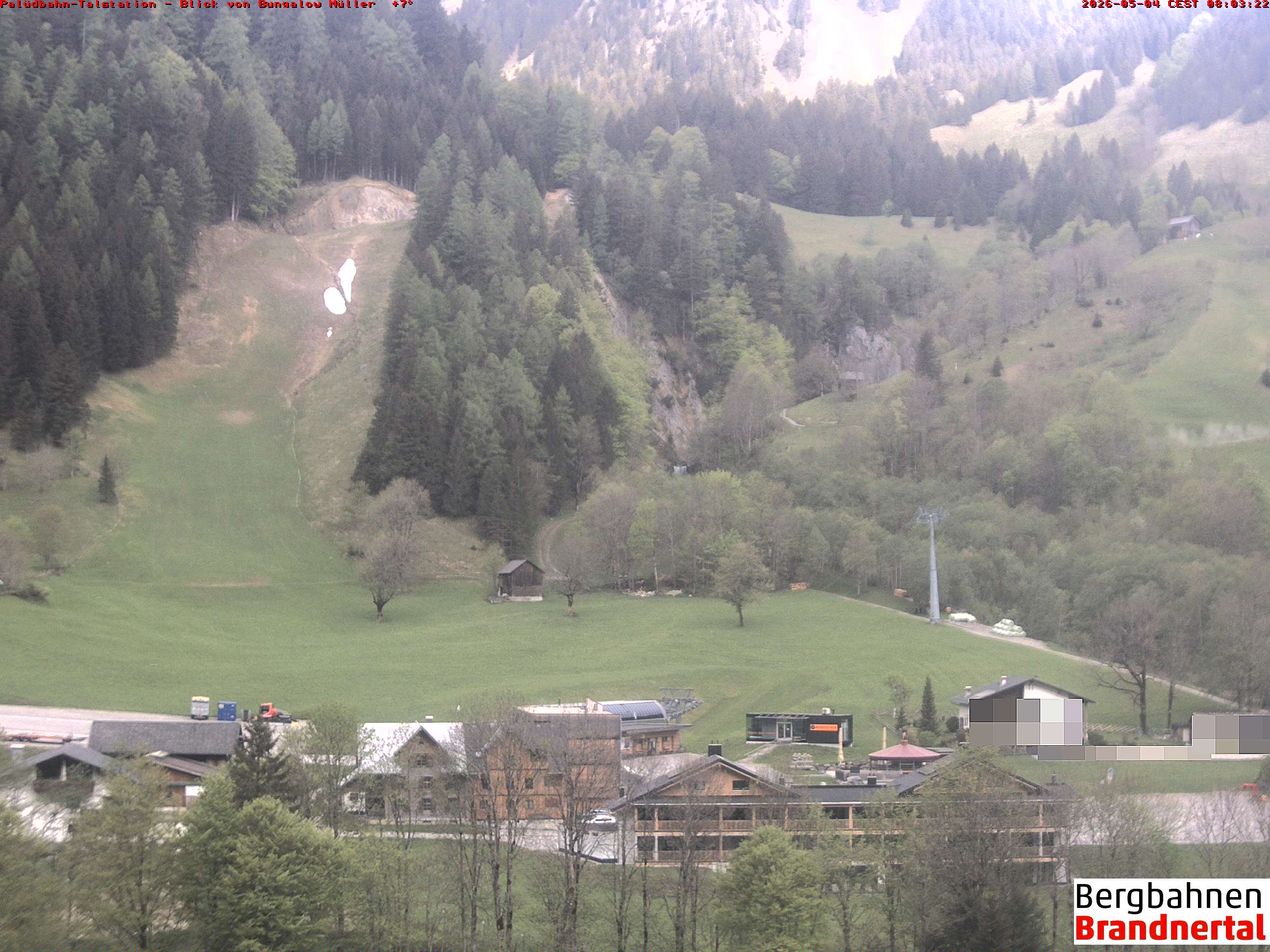 Blick auf Palüdbahn von Bungalow Müller