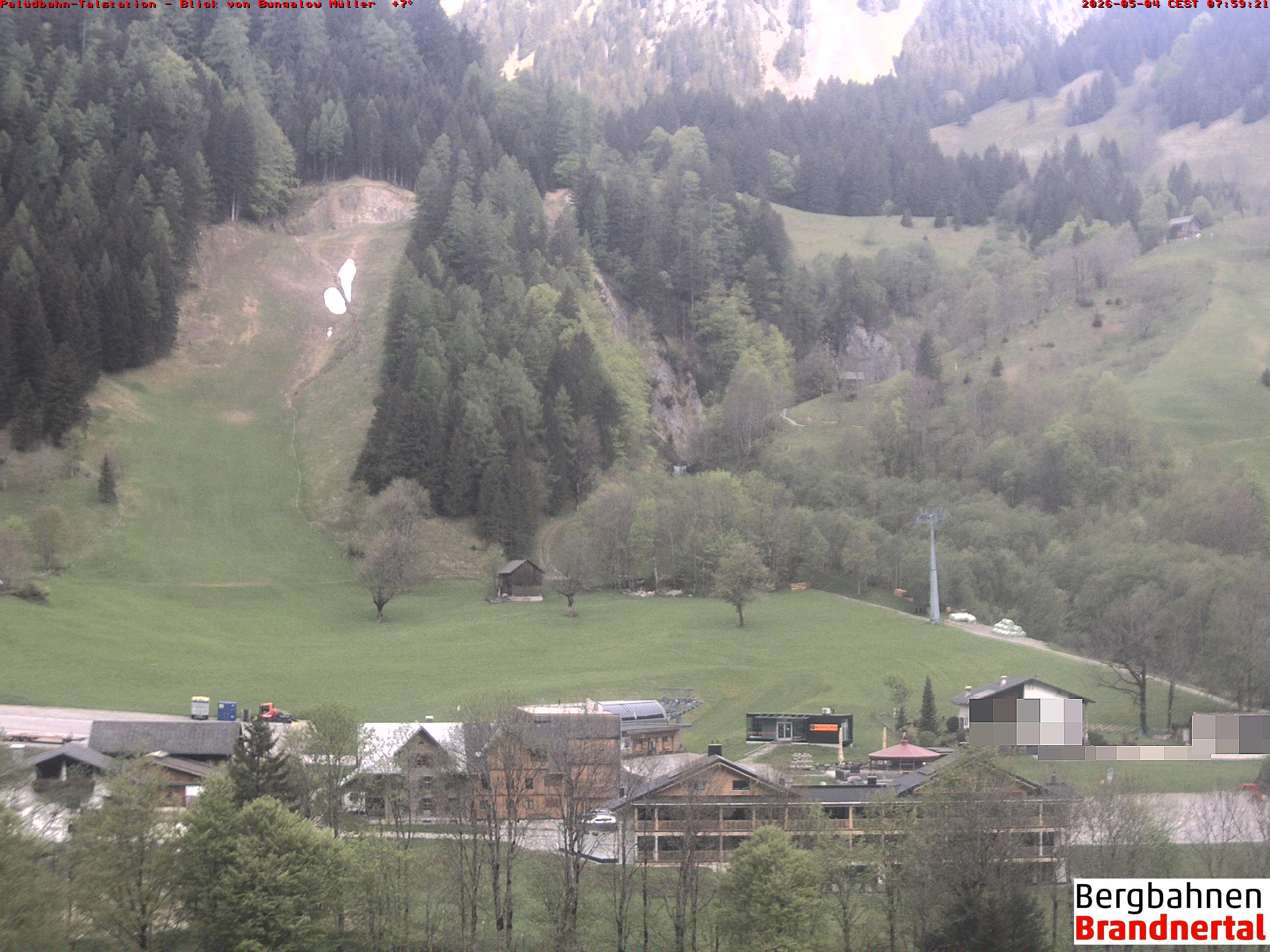 Blick auf Palüdbahn von Bungalow Müller