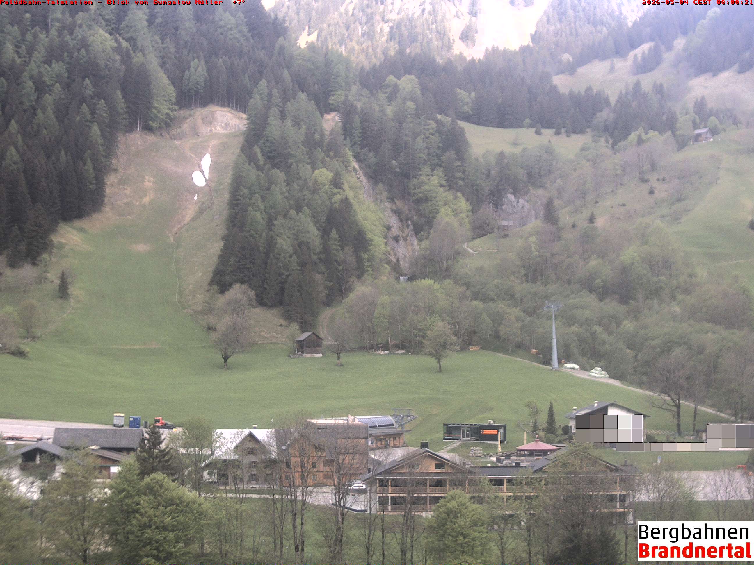 Blick auf Palüdbahn von Bungalow Müller