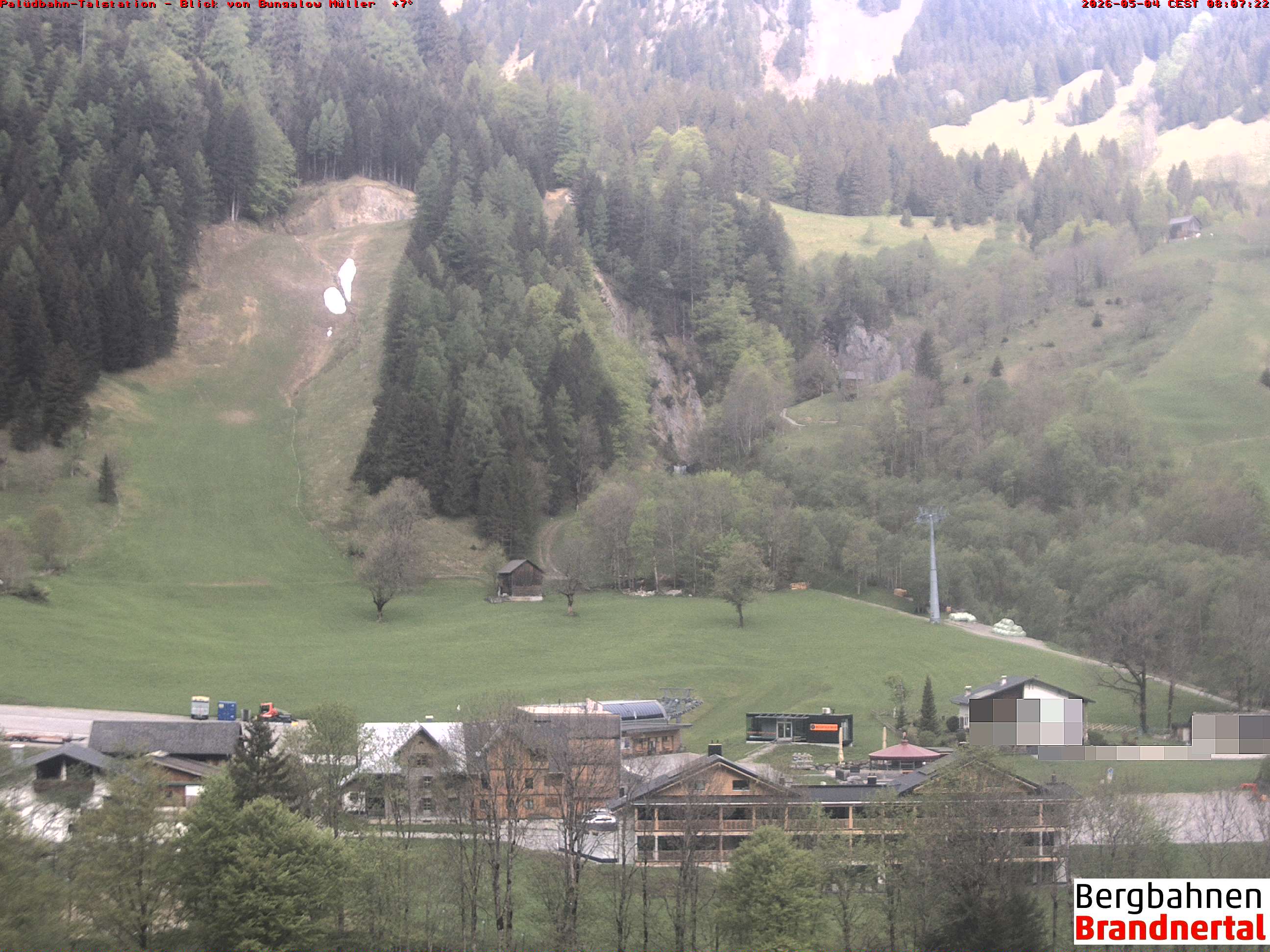 Blick auf Palüdbahn von Bungalow Müller