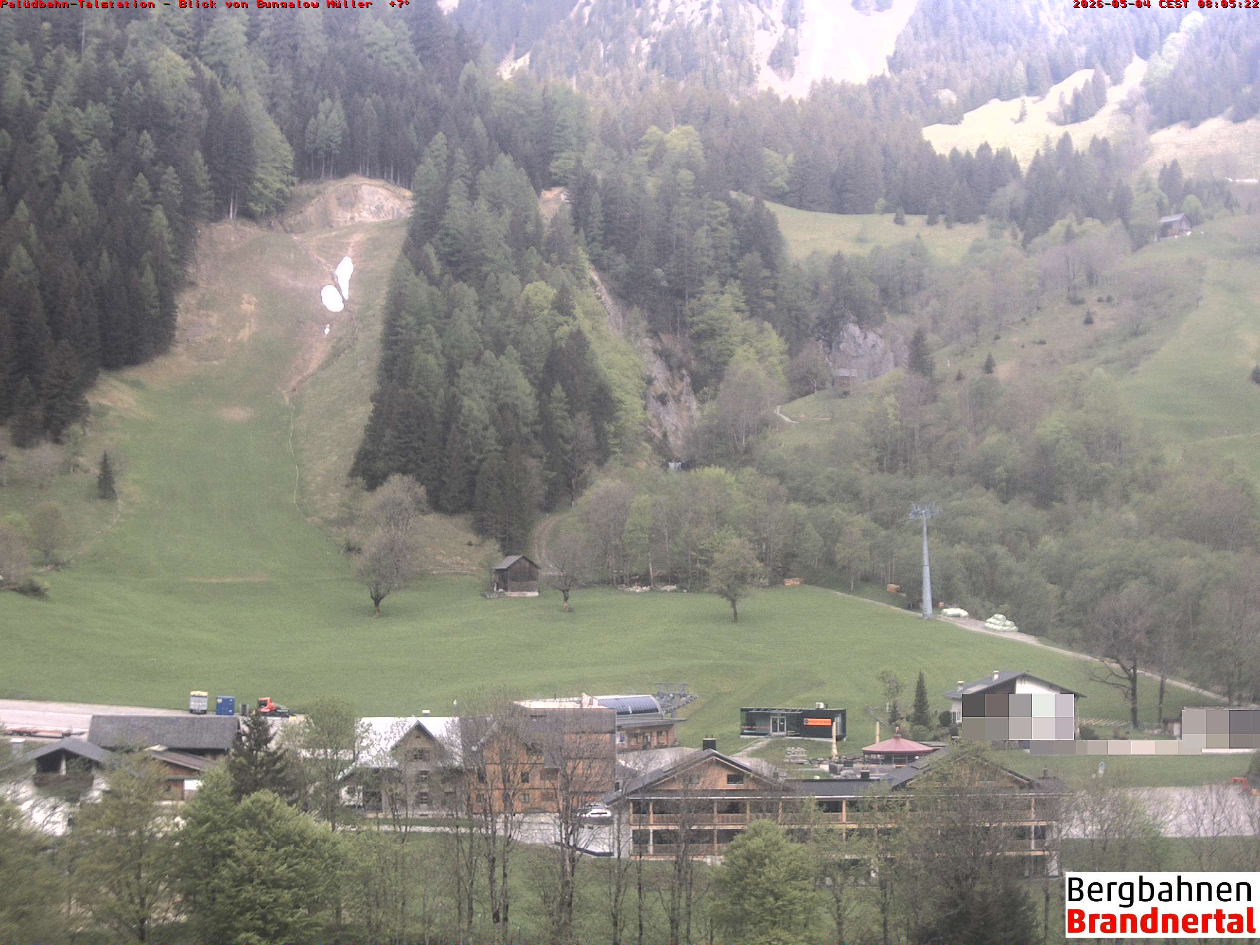 Blick auf Palüdbahn von Bungalow Müller