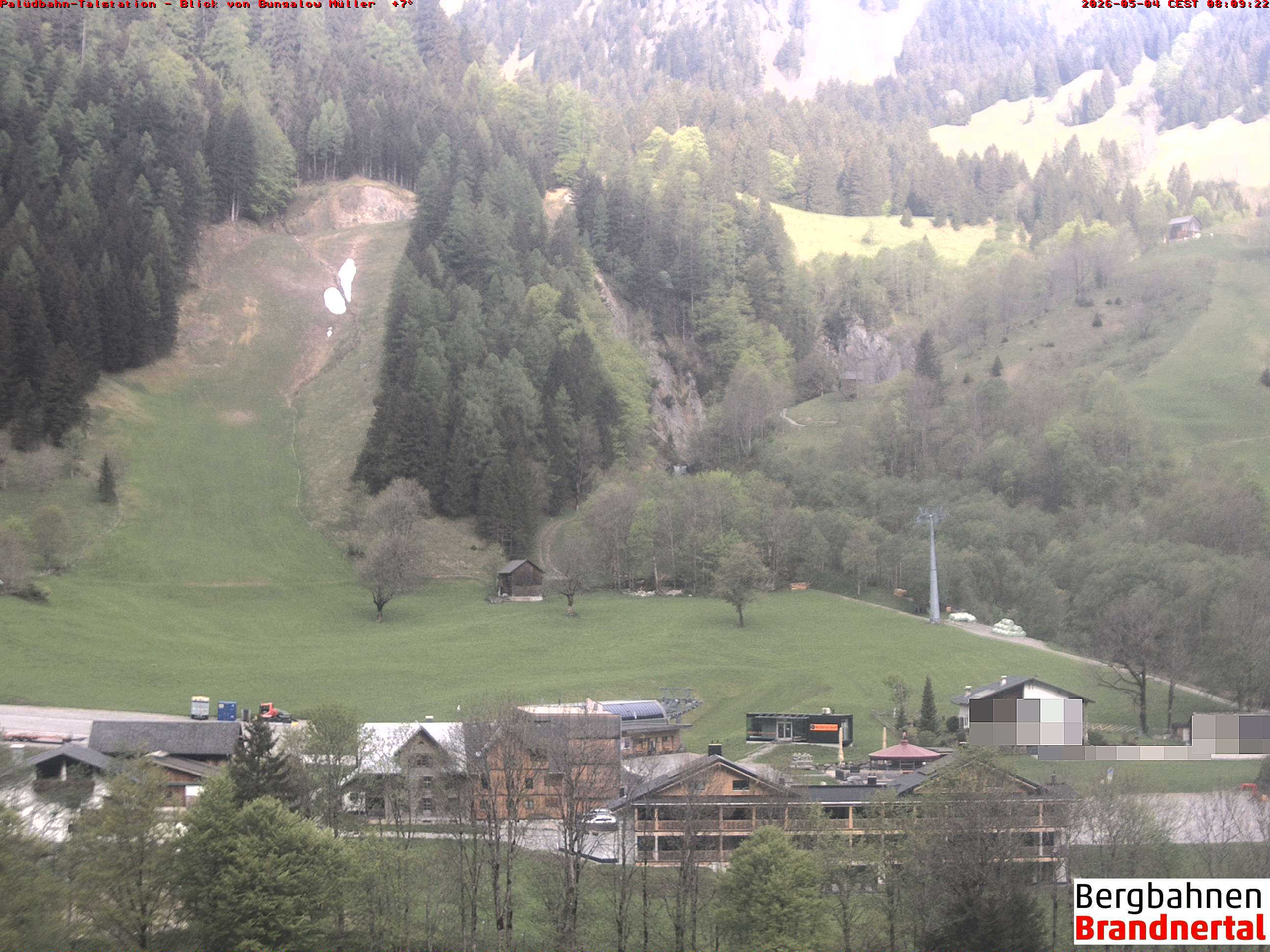 Blick auf Palüdbahn von Bungalow Müller