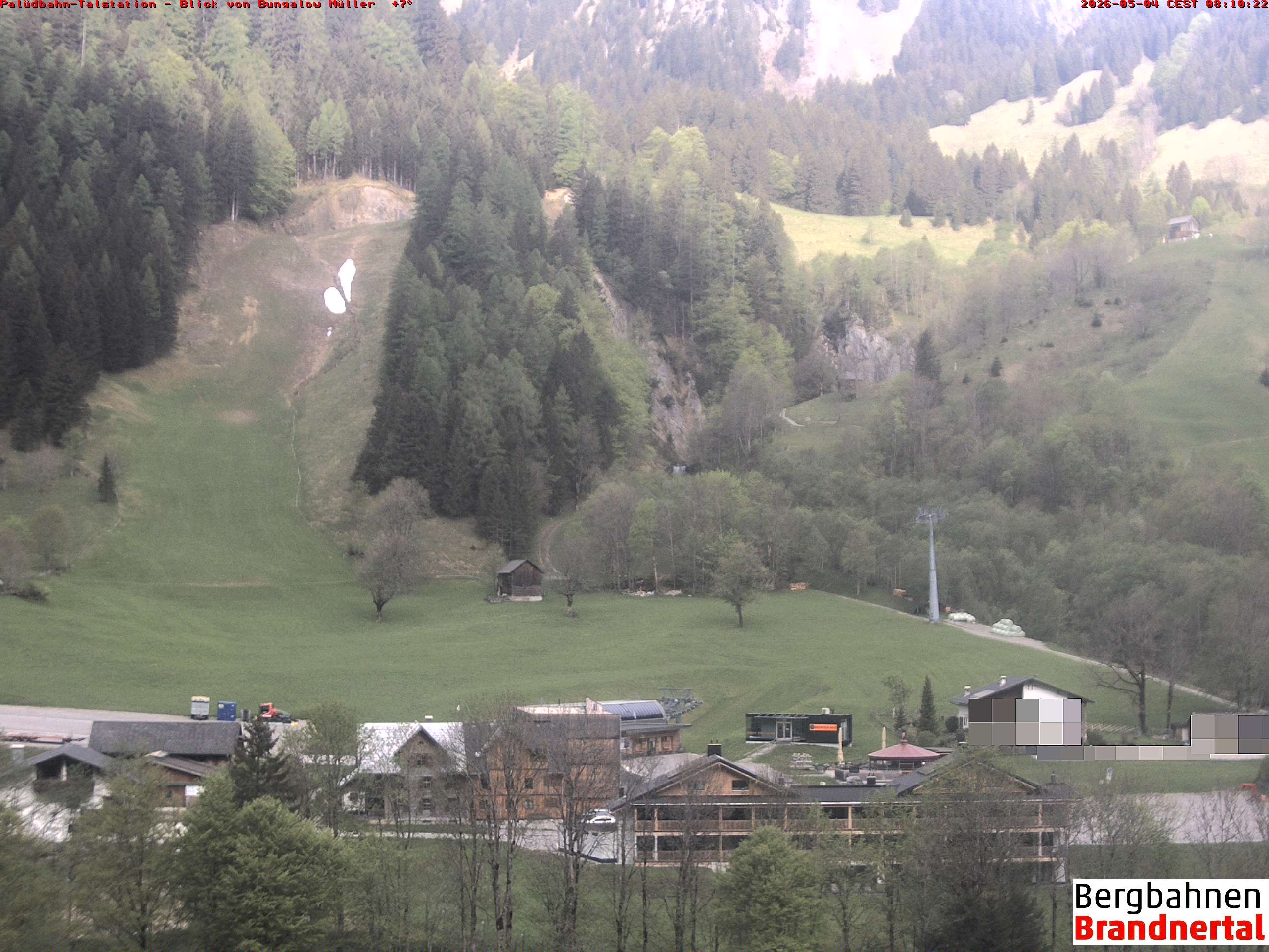 Blick auf Palüdbahn von Bungalow Müller