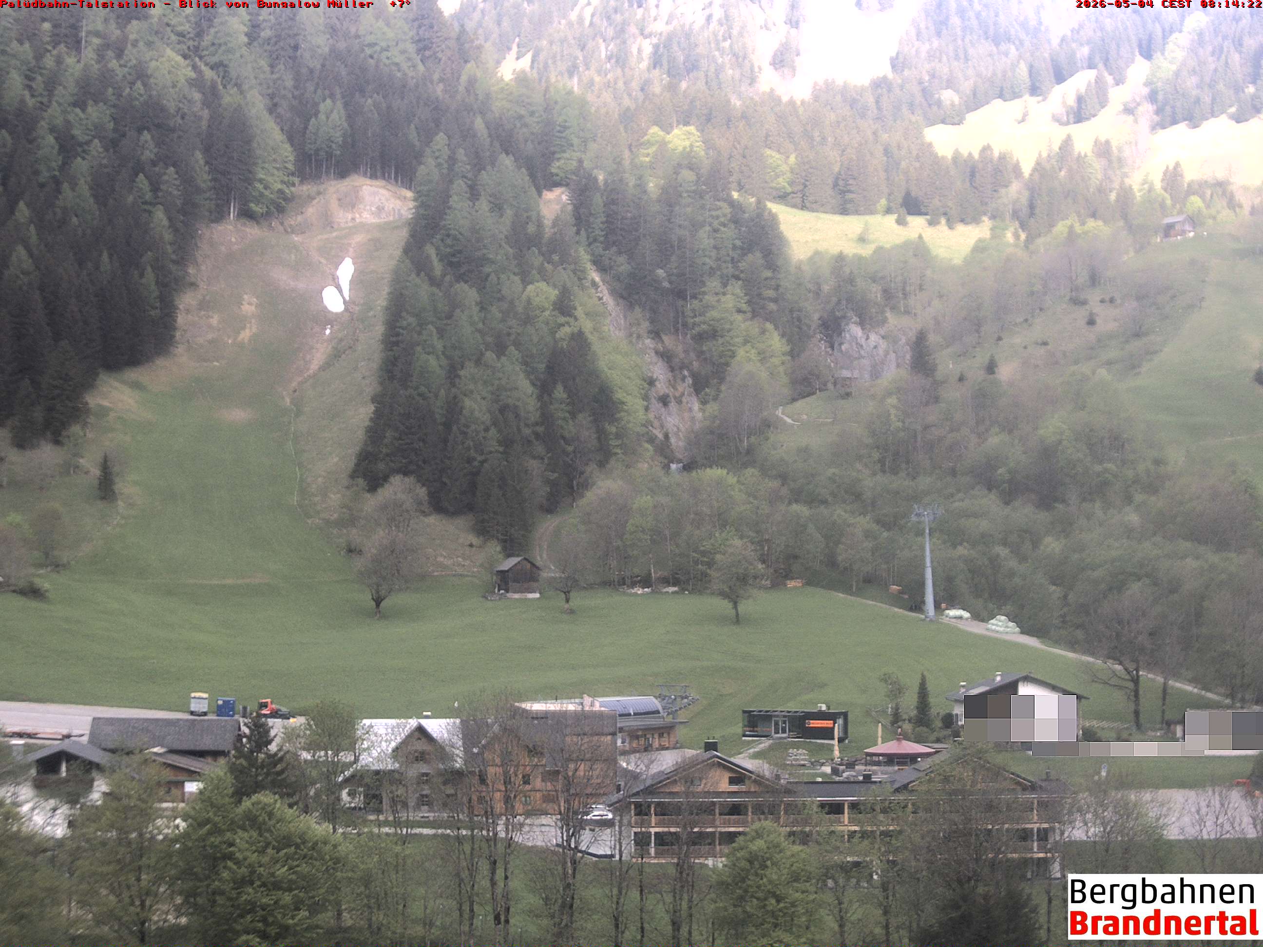 Blick auf Palüdbahn von Bungalow Müller