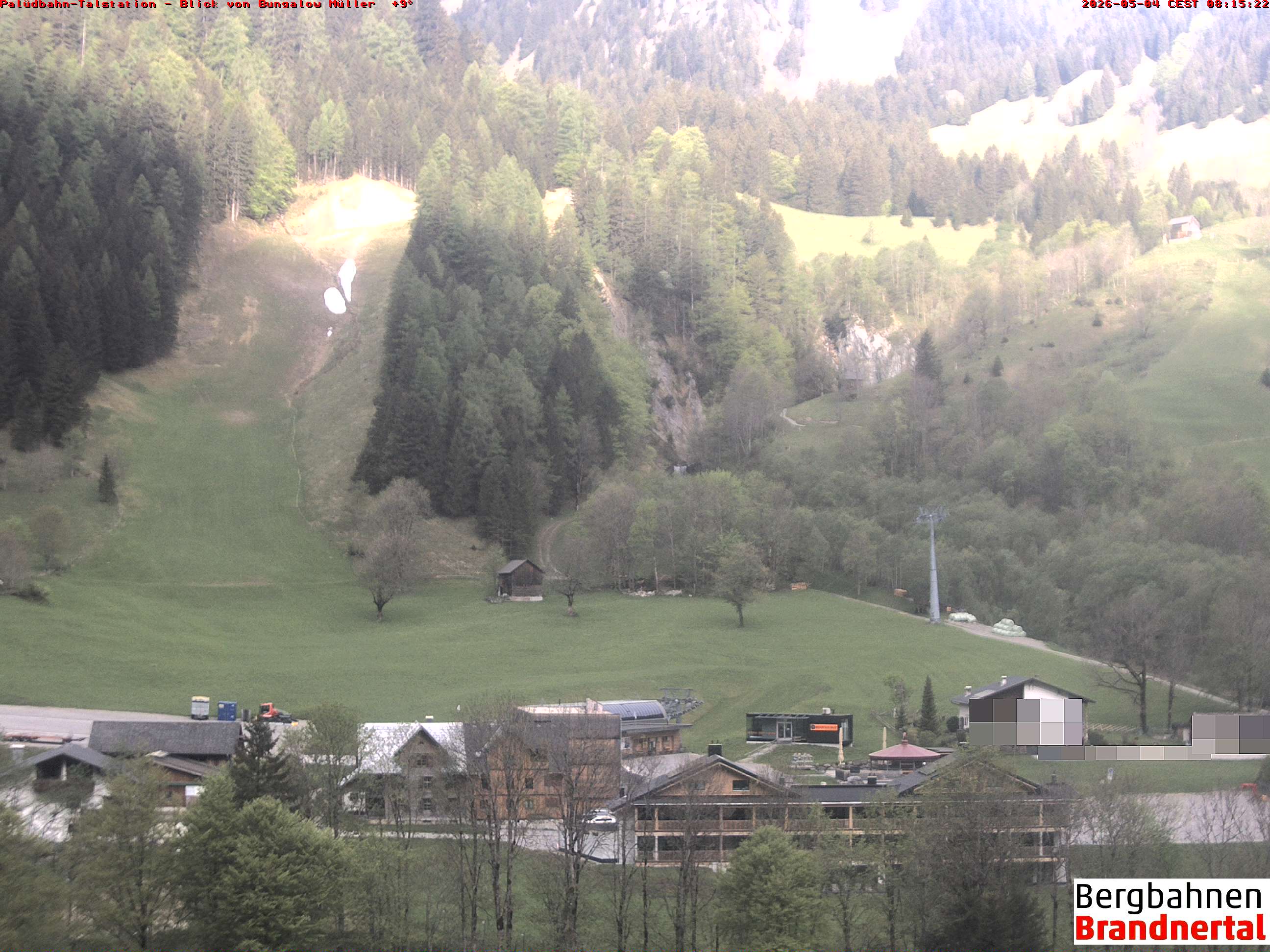 Blick auf Palüdbahn von Bungalow Müller