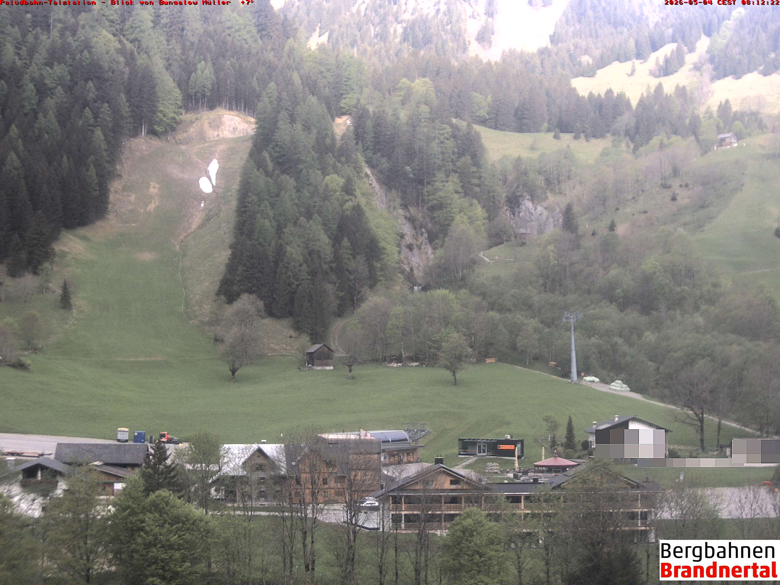 Blick auf Palüdbahn von Bungalow Müller