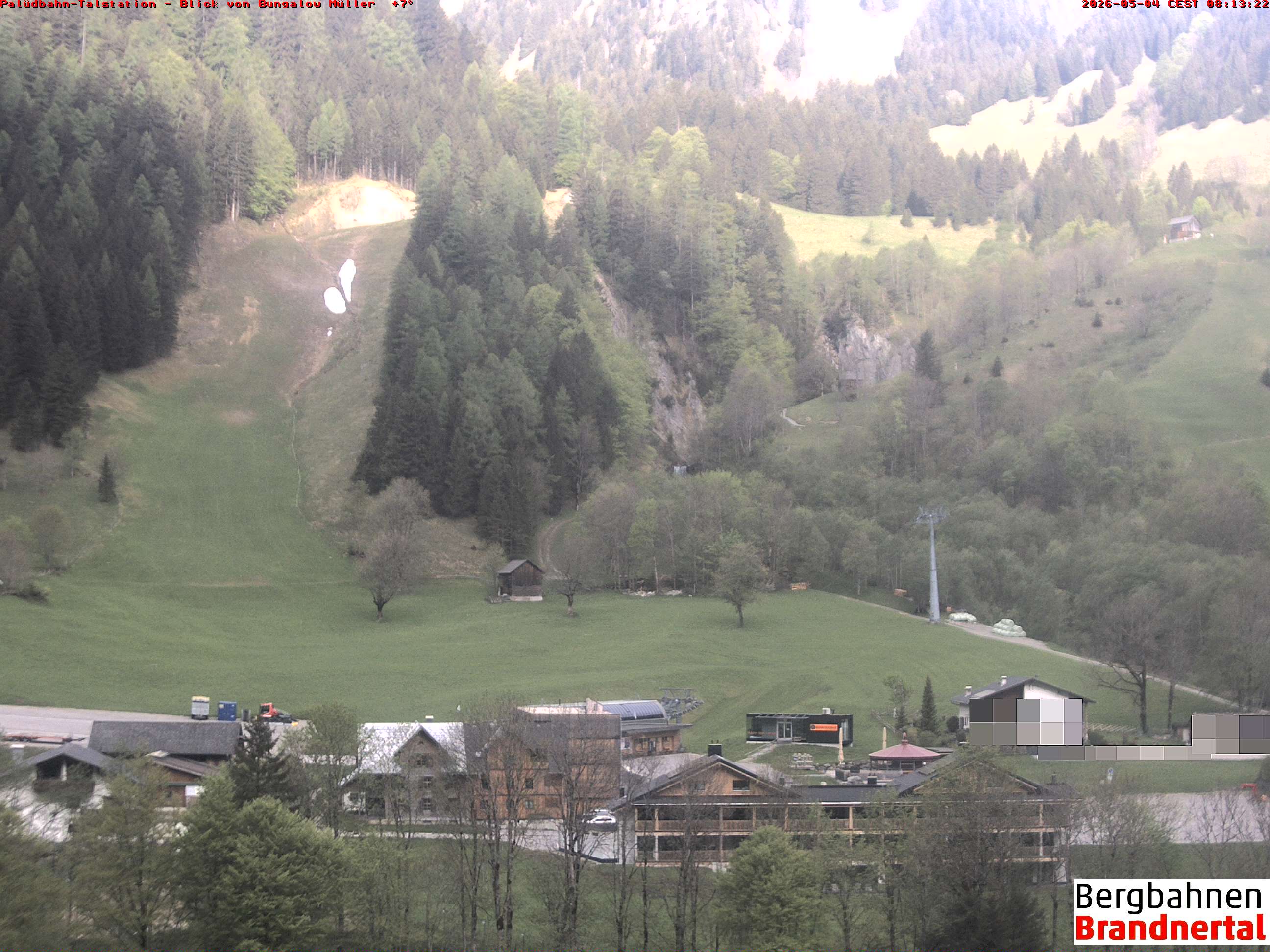 Blick auf Palüdbahn von Bungalow Müller
