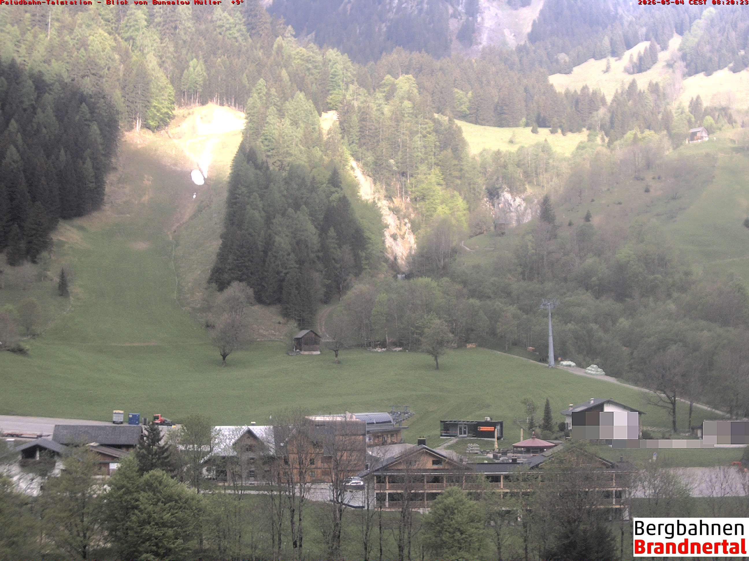 Blick auf Palüdbahn von Bungalow Müller