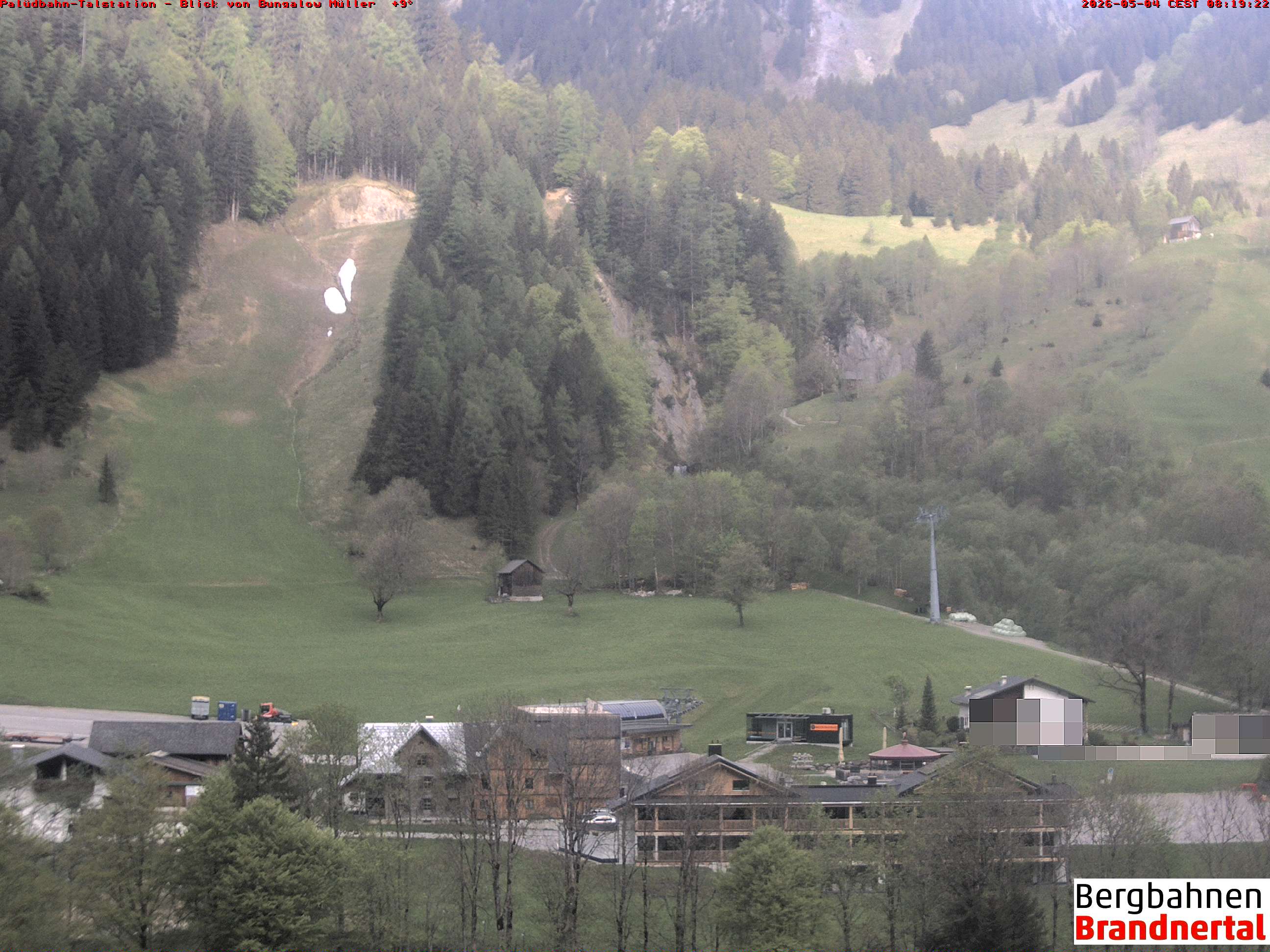 Blick auf Palüdbahn von Bungalow Müller